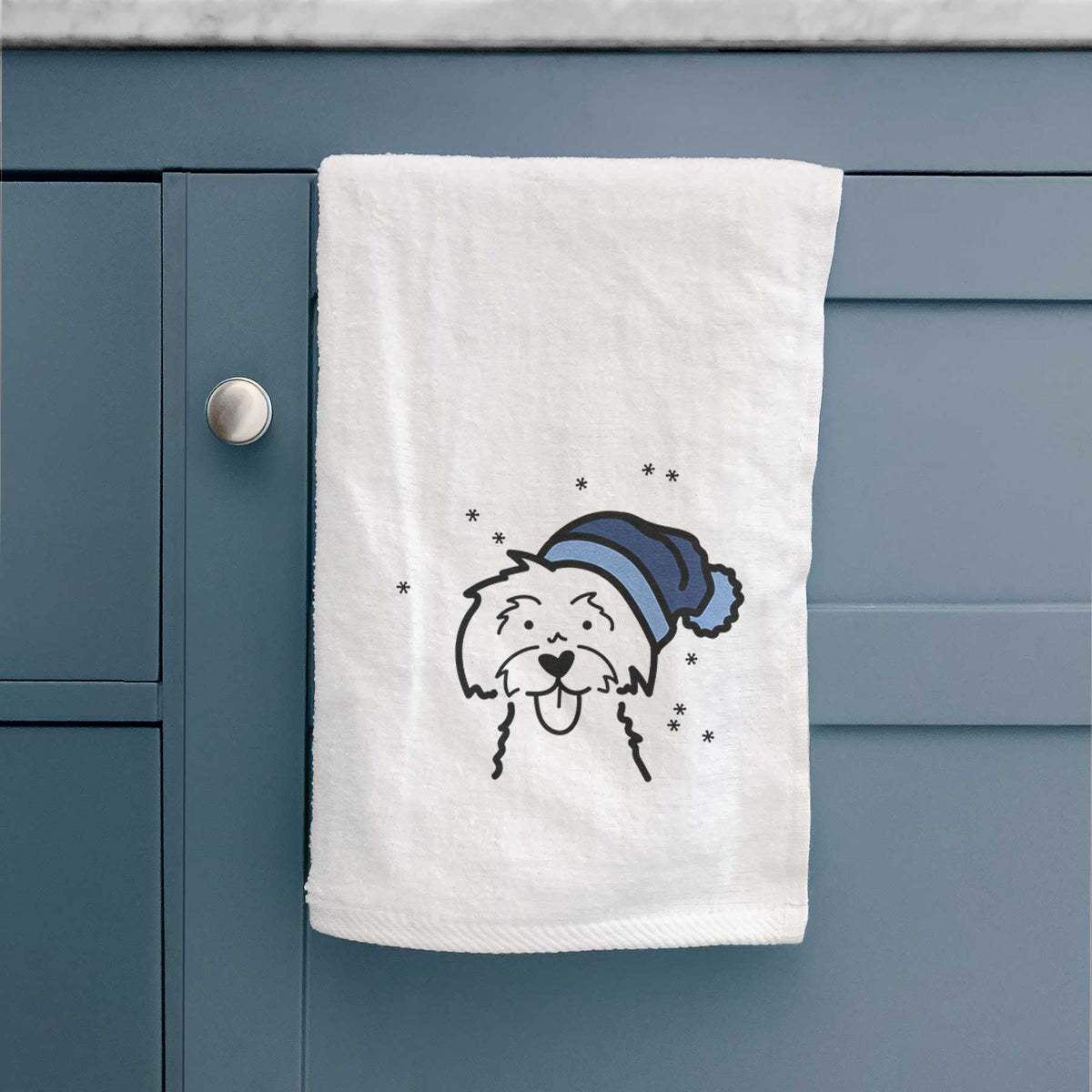 Frosty Maltese - Decorative Hand Towel