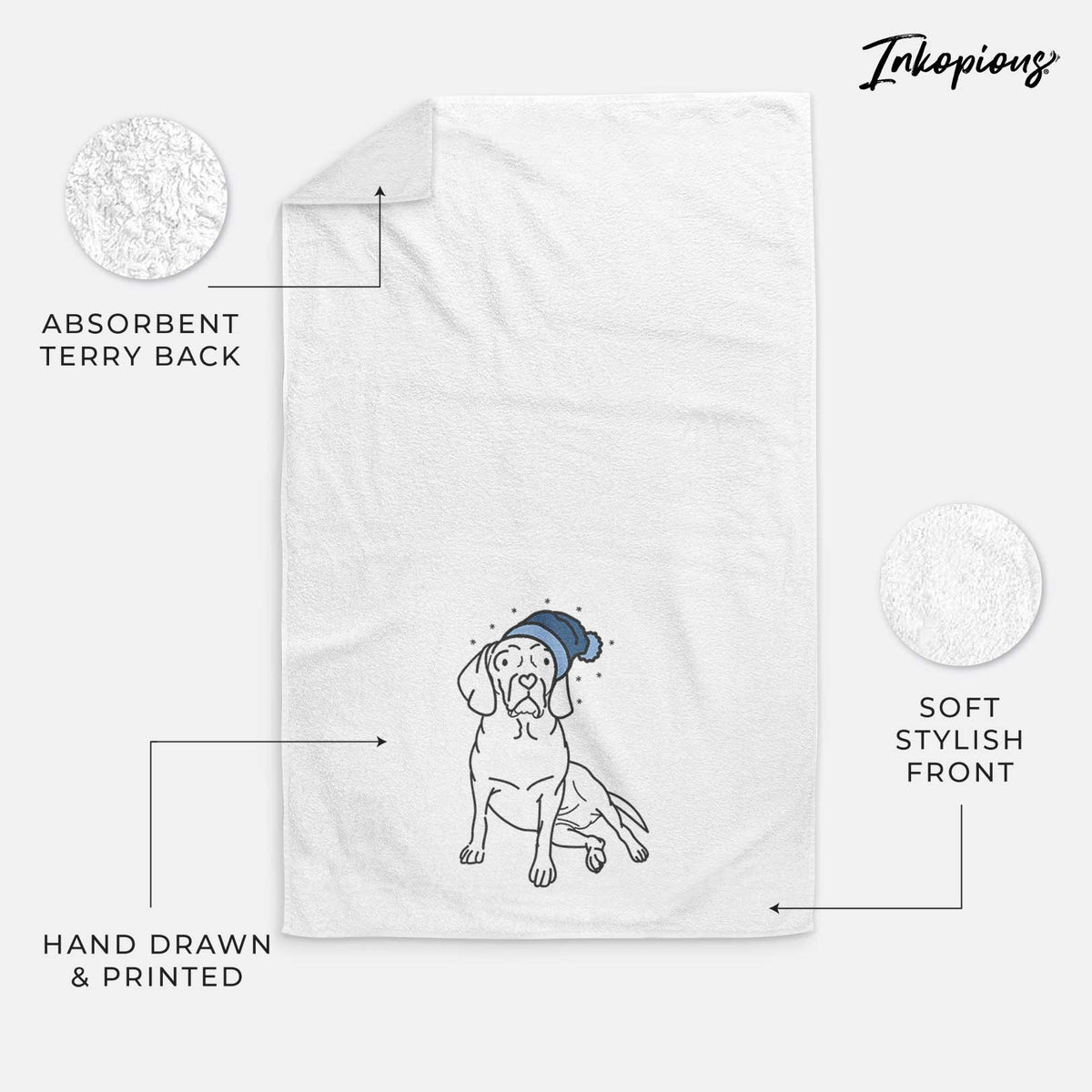 Frosty Puggle - Mayble - Decorative Hand Towel