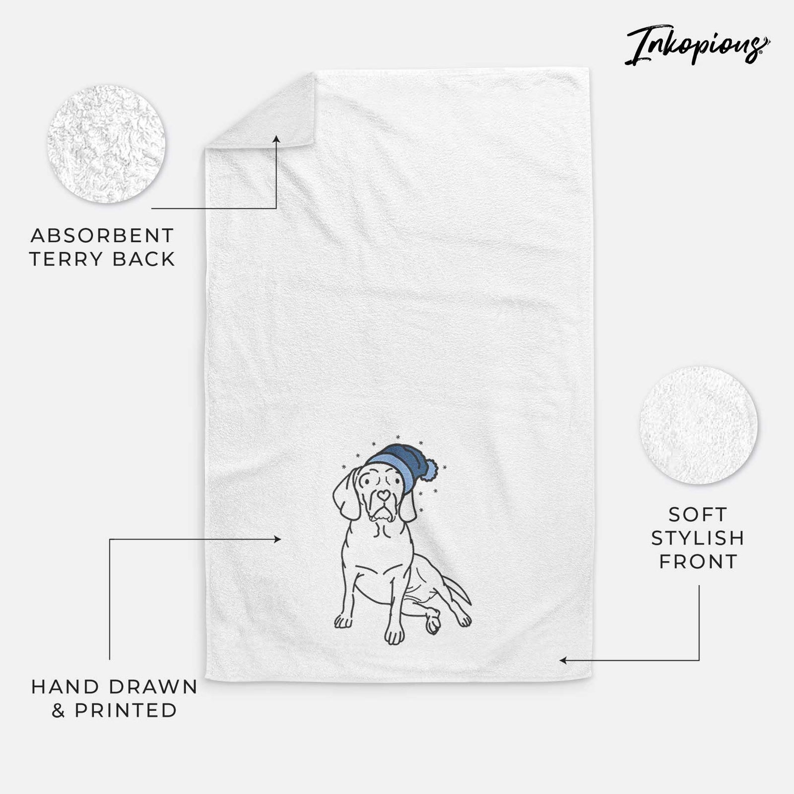 Frosty Puggle - Mayble - Decorative Hand Towel