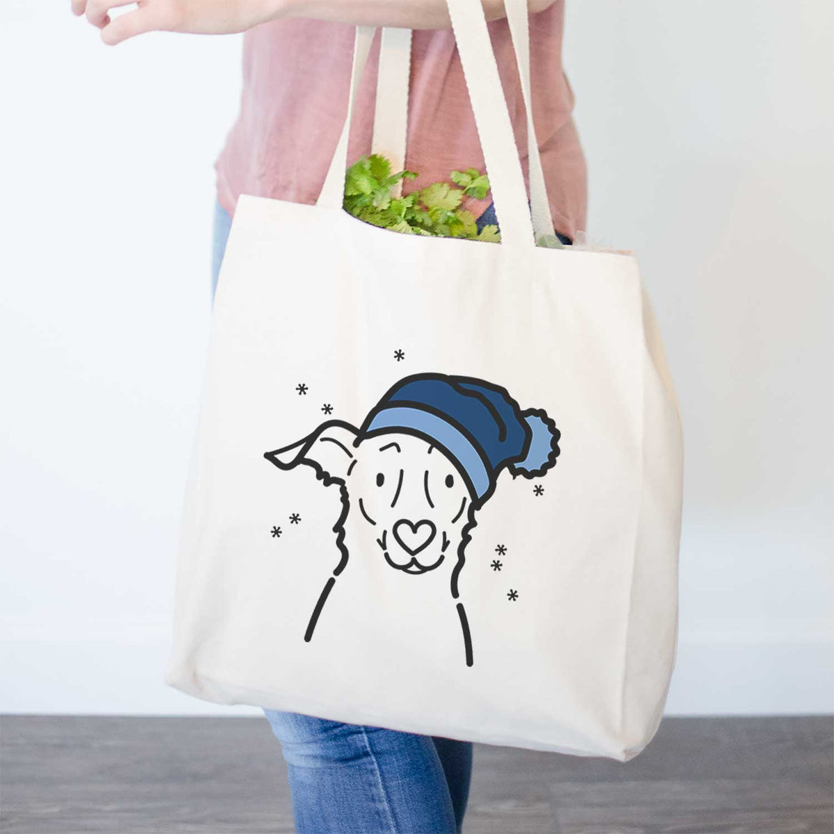 Frosty Border Collie Mix - Millie - Tote Bag