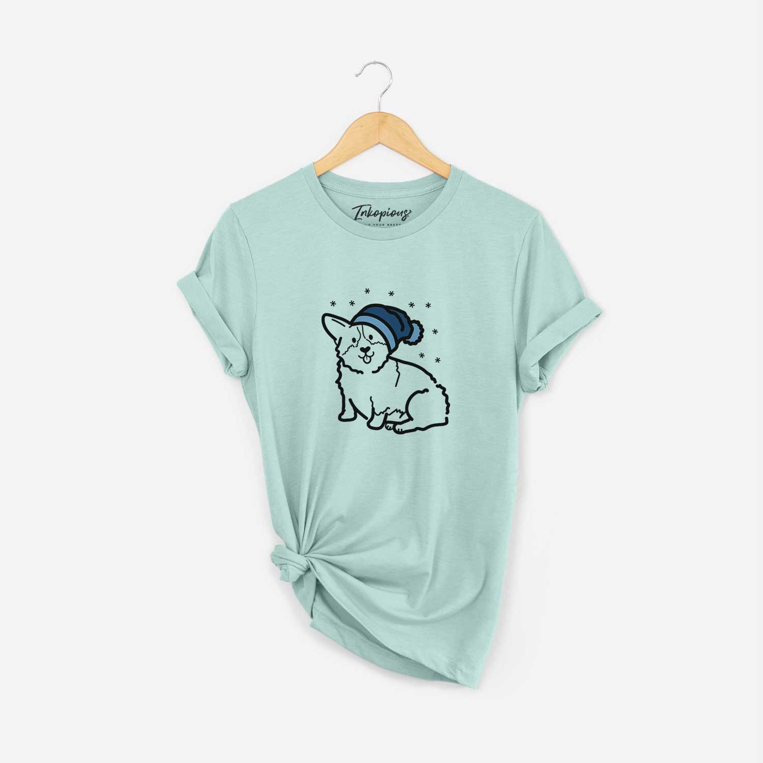Frosty Pembroke Welsh Corgi - Millie - Unisex Crewneck