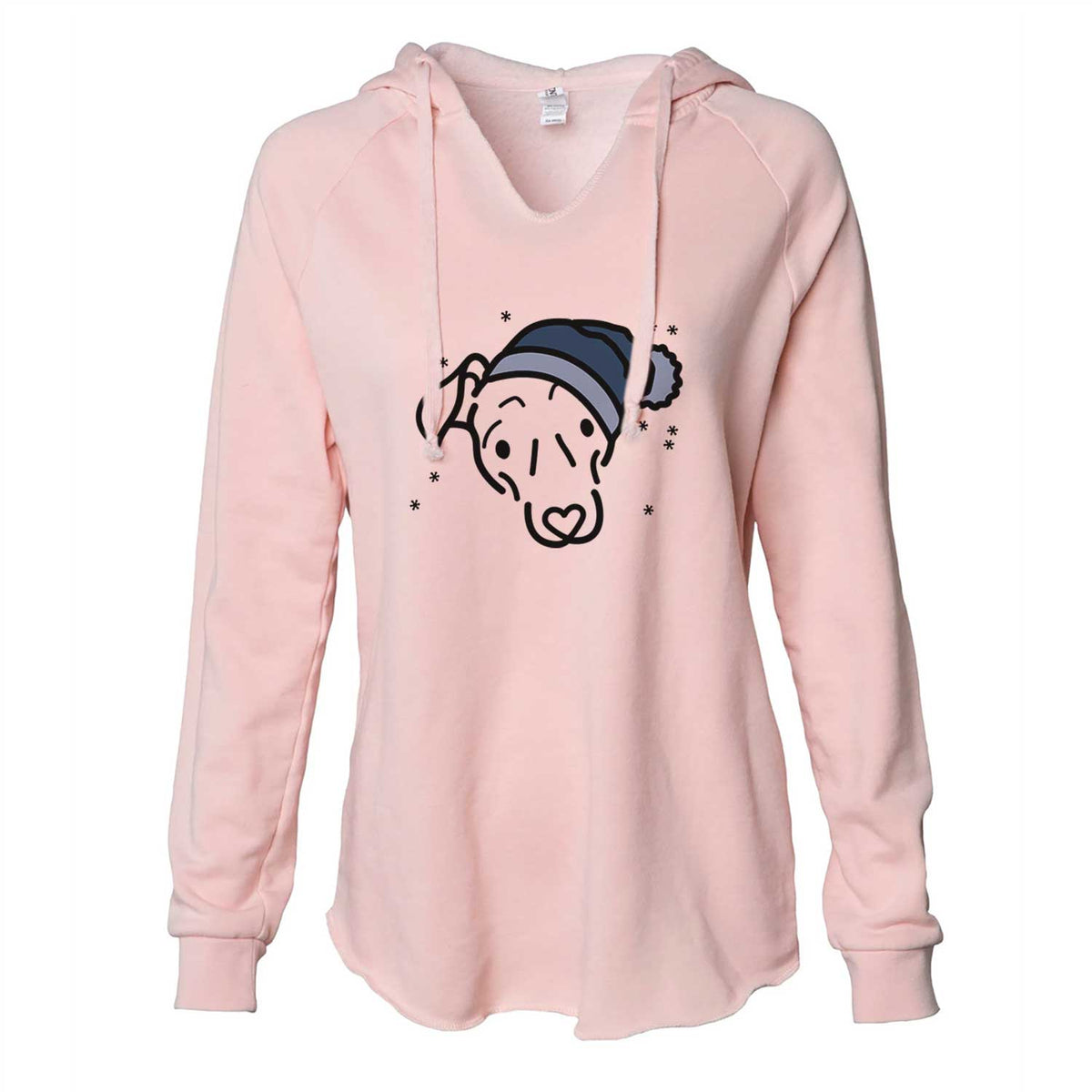 Frosty Mixed Breed - Millie - Cali Wave Hooded Sweatshirt