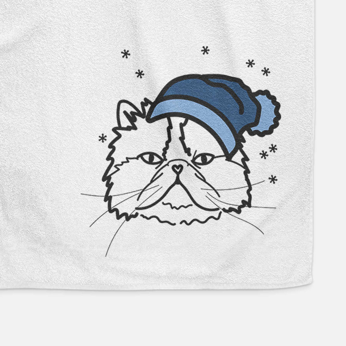 Frosty Persian Cat - Mila - Decorative Hand Towel