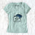 Frosty Persian Cat - Mila - Women's V-neck Shirt