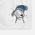 Frosty Mini Pinscher - Decorative Hand Towel