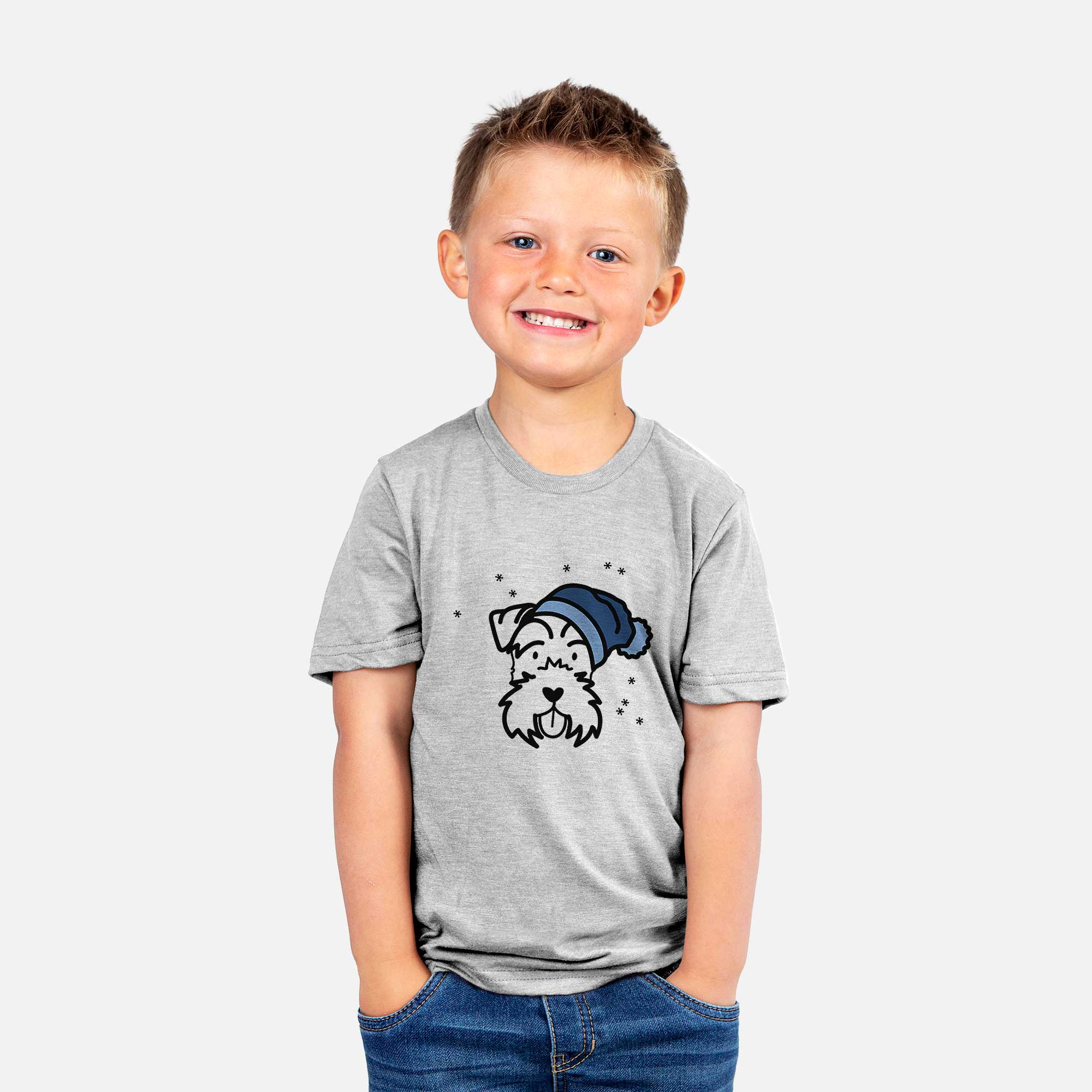 Frosty Miniature Schnauzer - Kids/Youth/Toddler Shirt