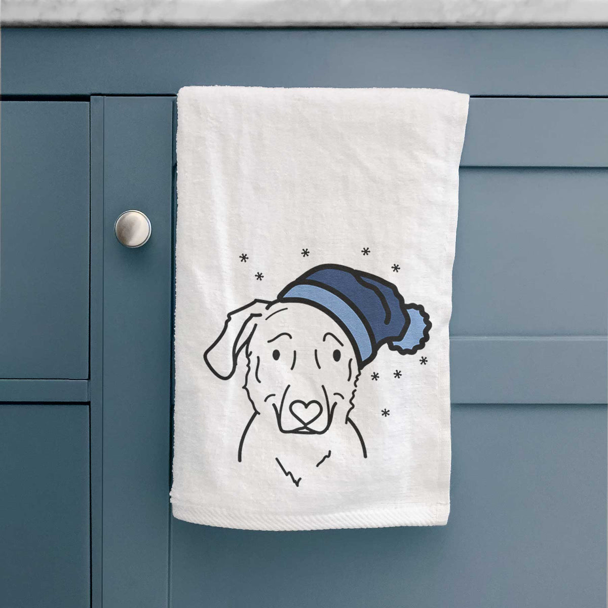 Frosty Golden Retriever Mix - Mitzi - Decorative Hand Towel