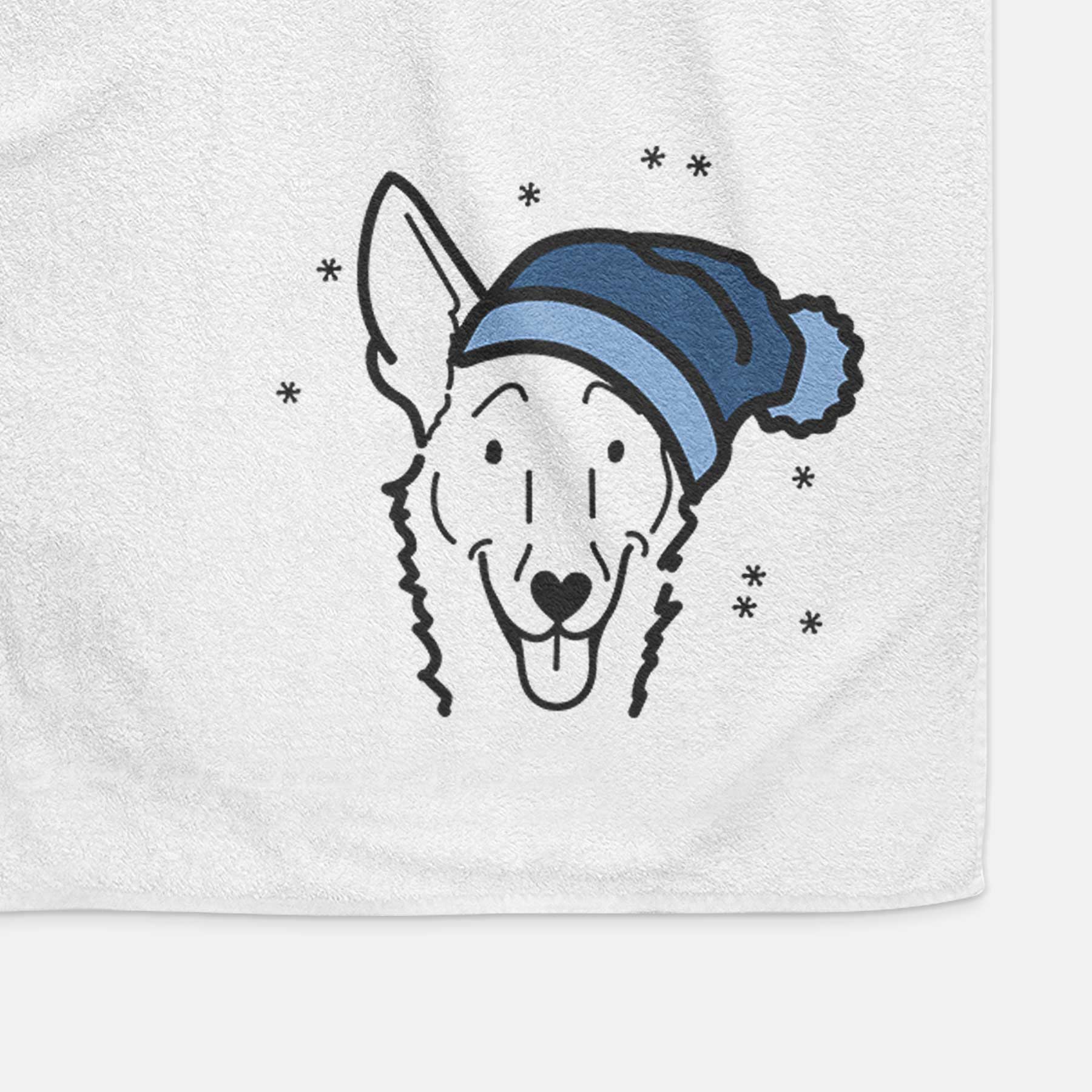 Frosty Carolina Dog - Mochi - Decorative Hand Towel