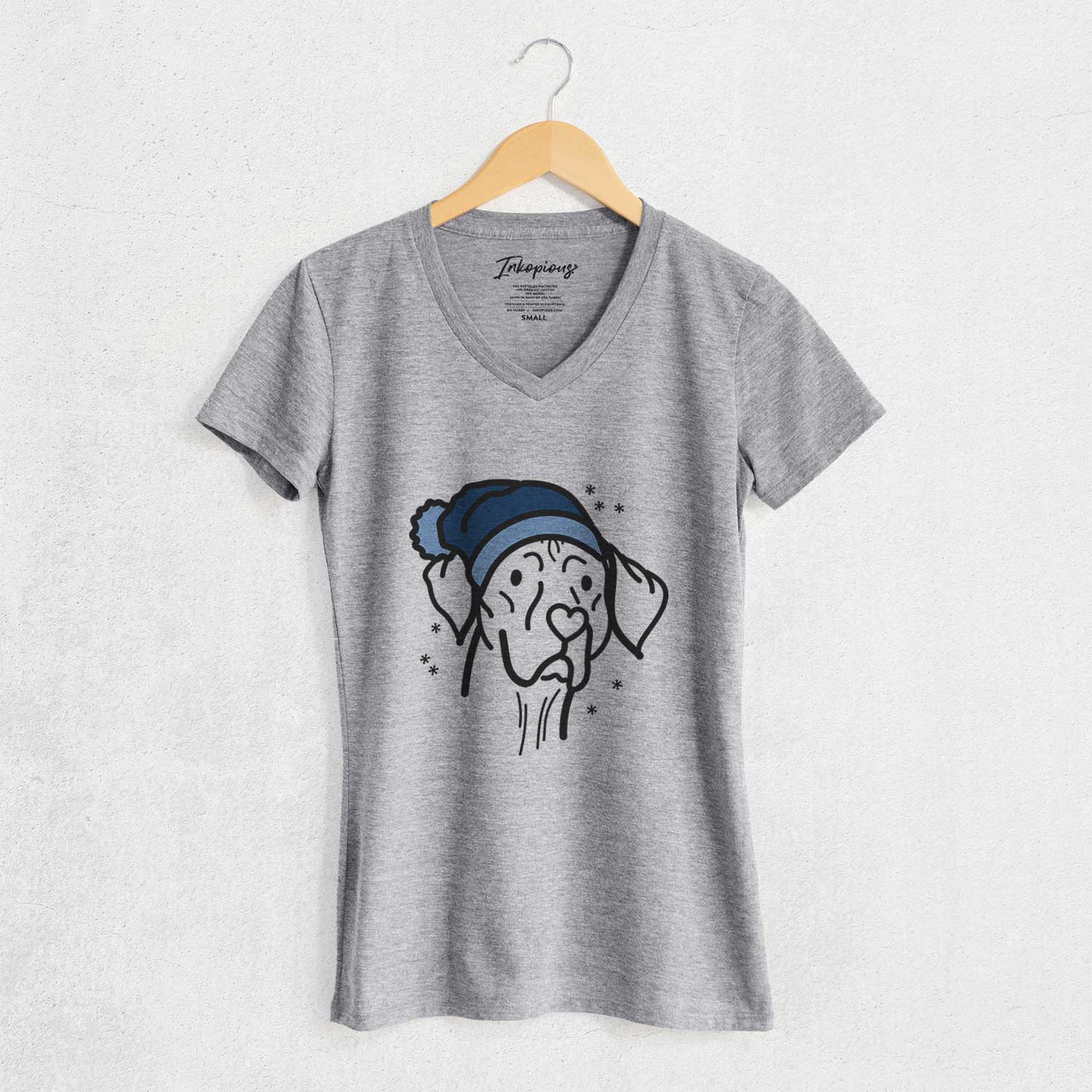 Frosty Vizsla - Moose - Women's V-neck Shirt