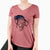 Frosty Vizsla - Moose - Women's V-neck Shirt