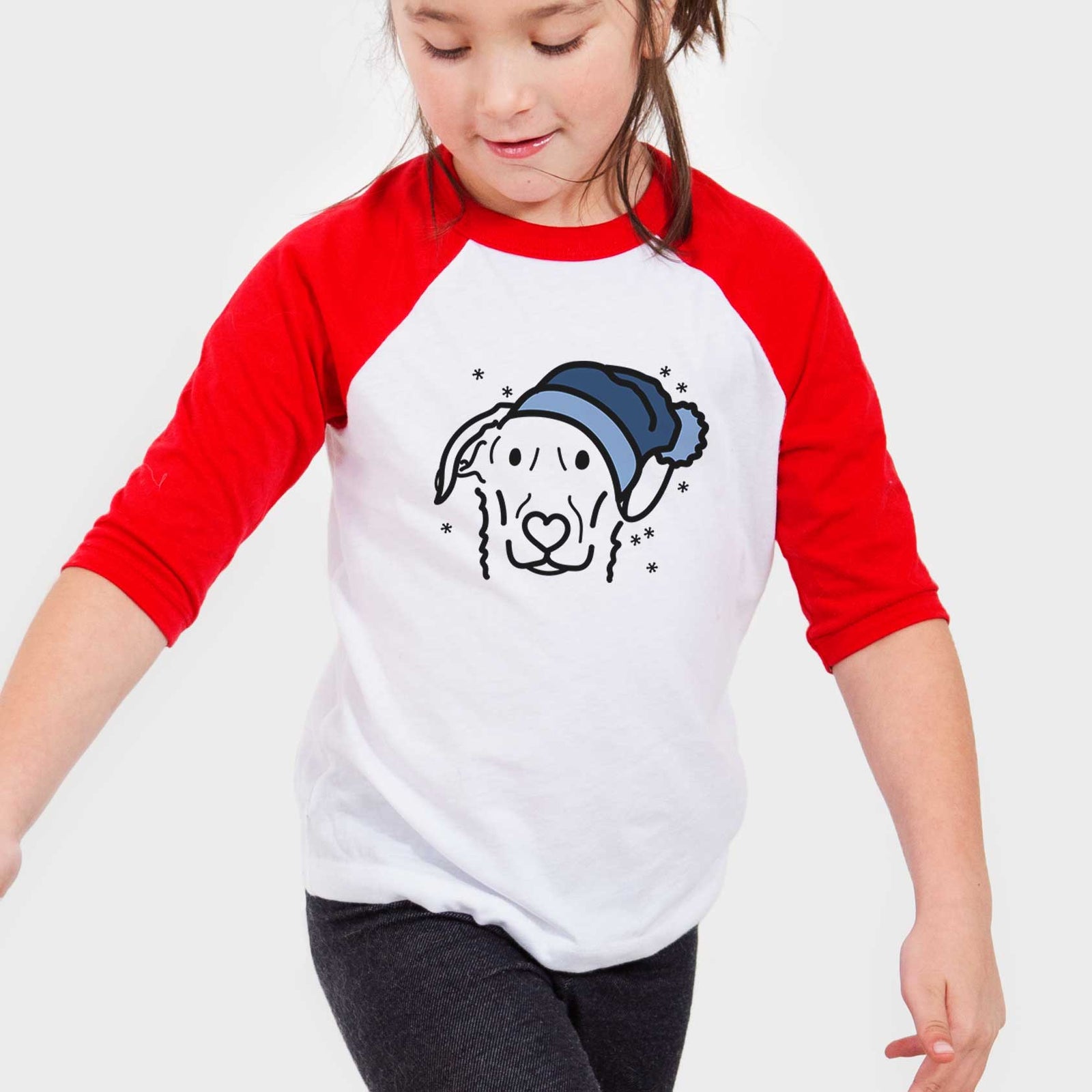 Frosty German Shepherd Mix - Morrison - Youth 3/4 Long Sleeve