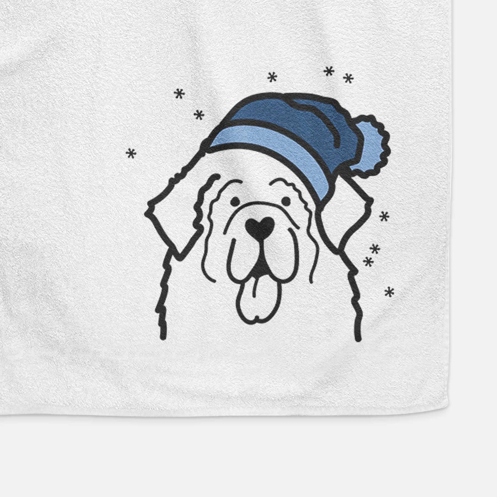 Frosty Newfoundland - Decorative Hand Towel