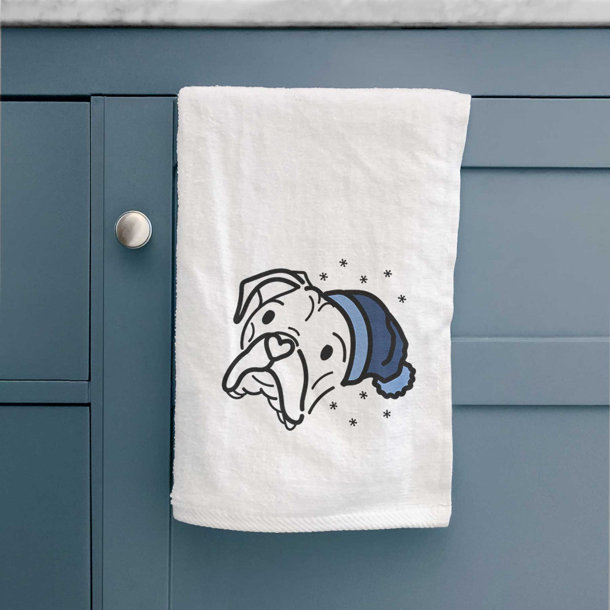 Frosty Boxer - Noodle - Decorative Hand Towel