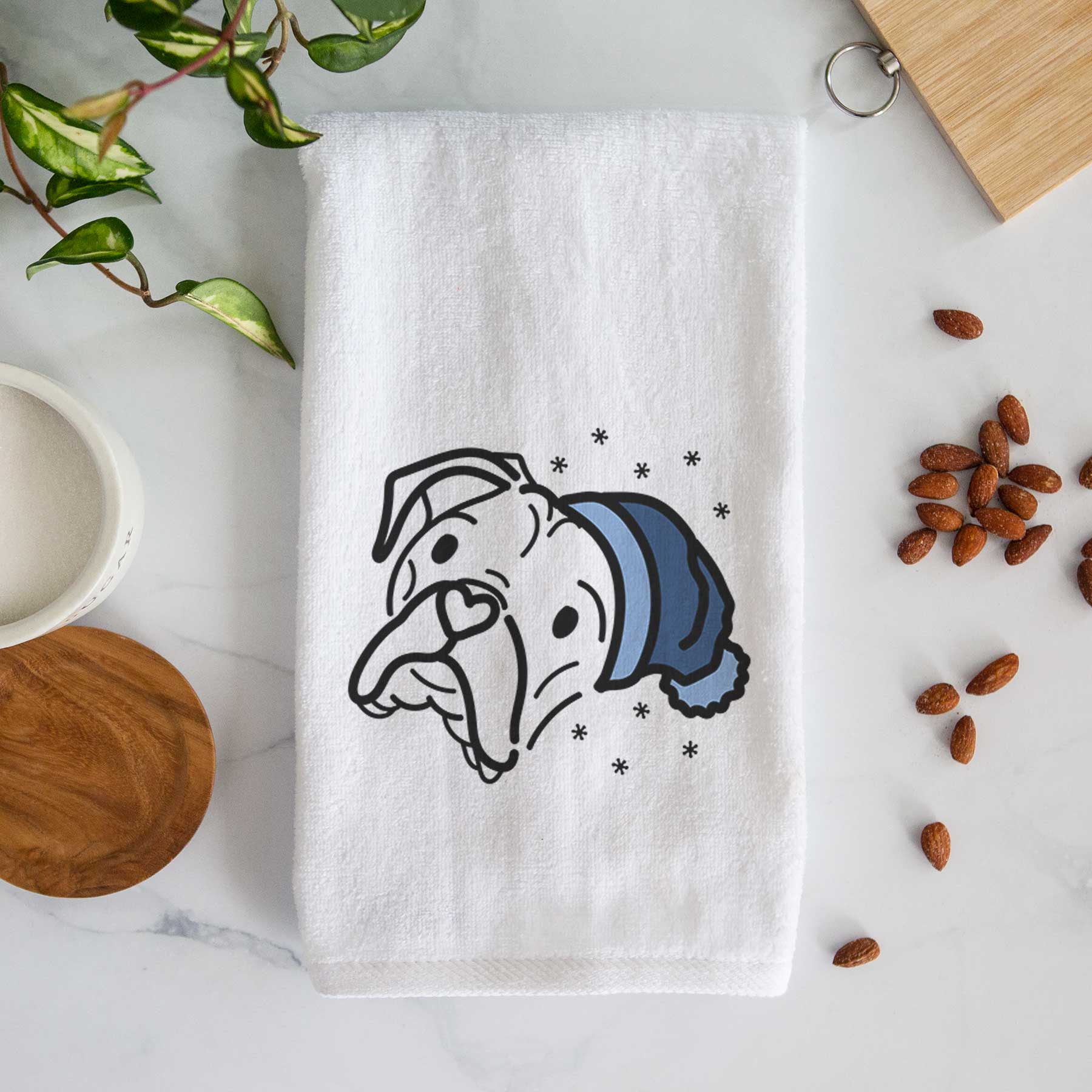 Frosty Boxer - Noodle - Decorative Hand Towel