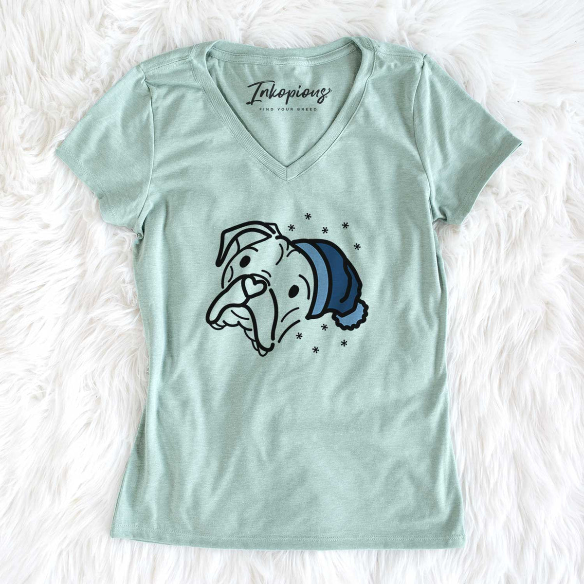 Frosty Boxer - Noodle - Women's V-neck Shirt