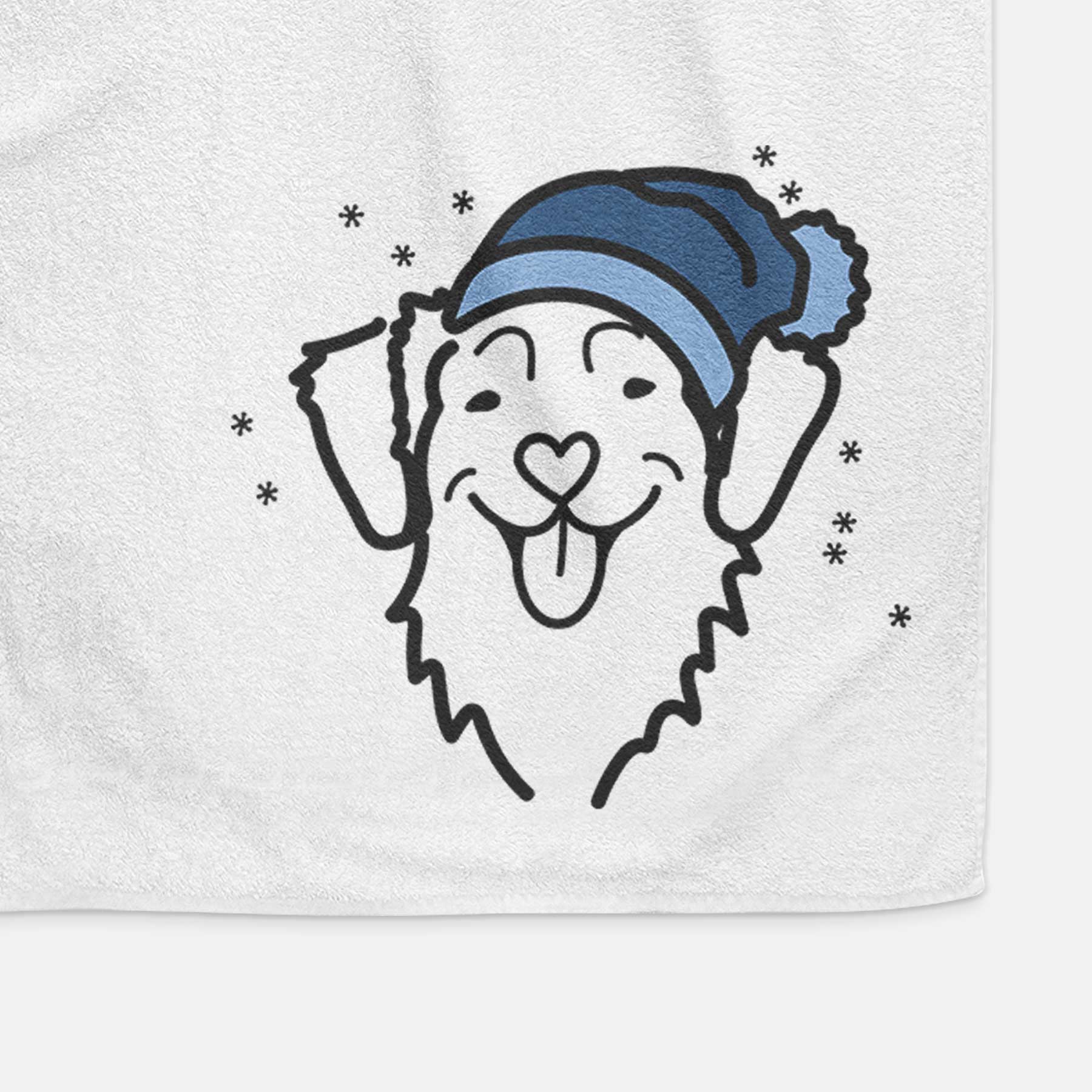 Frosty Nova Scotia Duck Tolling Retriever - Decorative Hand Towel