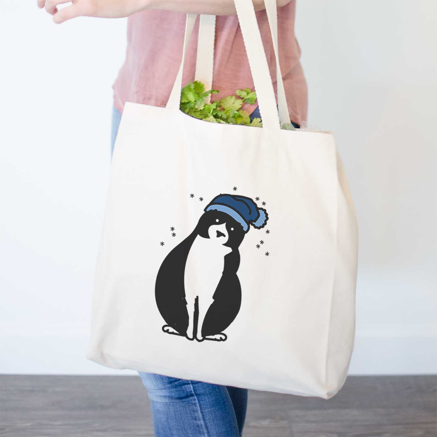 Frosty Tuxedo Cat - Oliver - Tote Bag