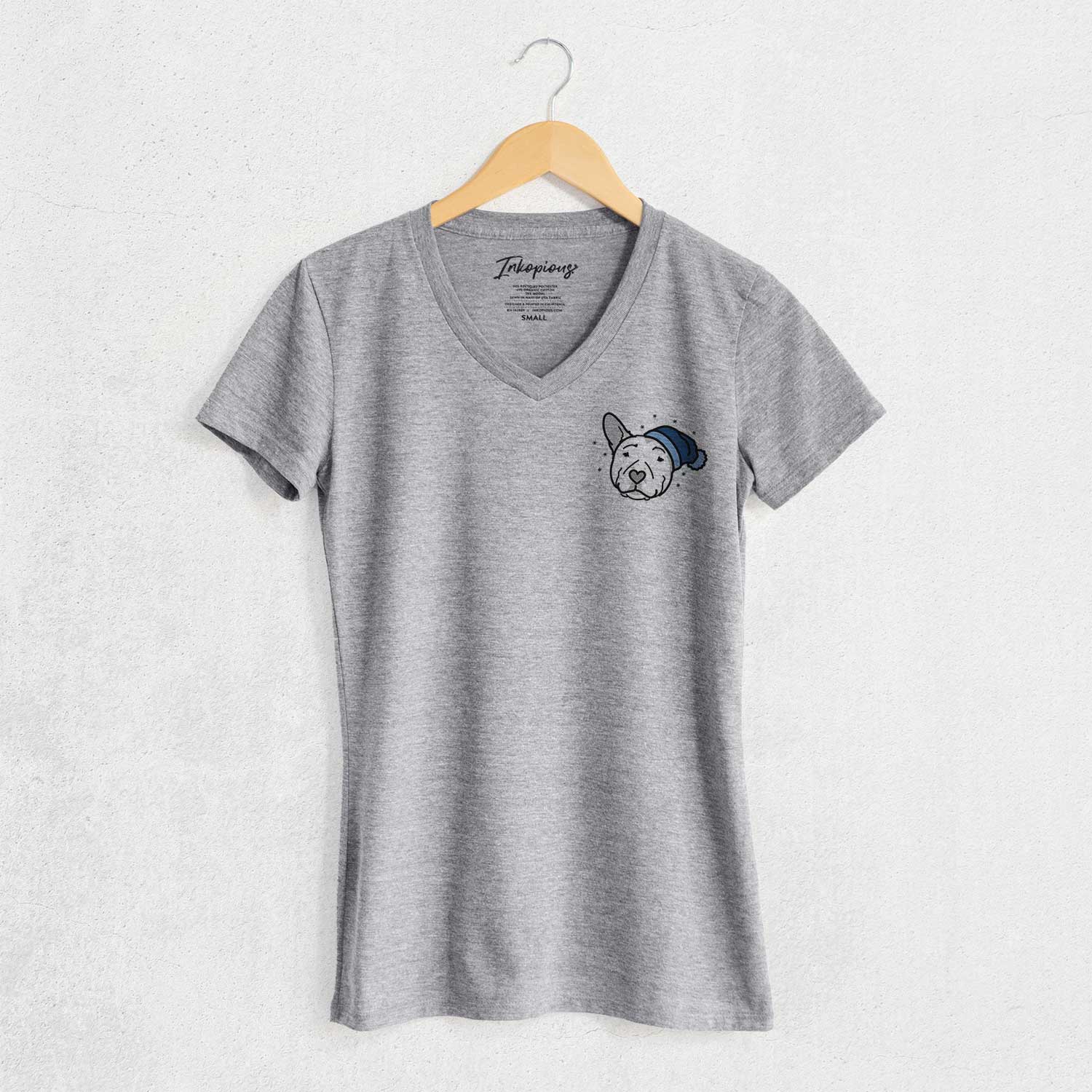 Frosty Pitbull - Archer - Women's V-neck Shirt