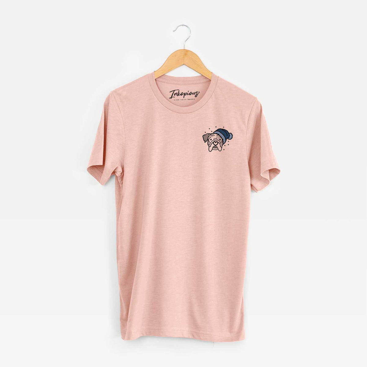 Frosty English Bulldog - Bailey - Unisex Crewneck