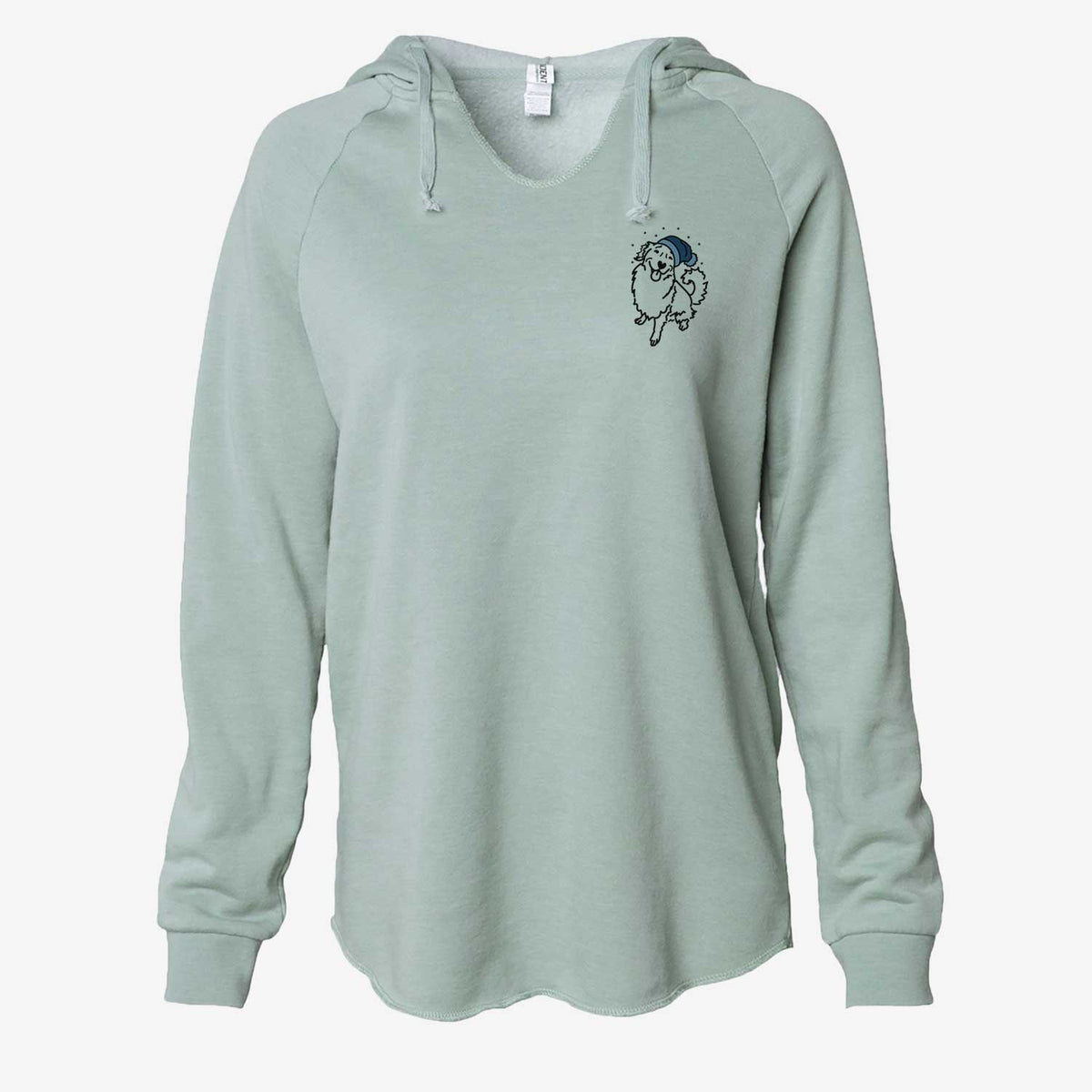 Frosty Golden Retriever - Brinkley - Cali Wave Hooded Sweatshirt