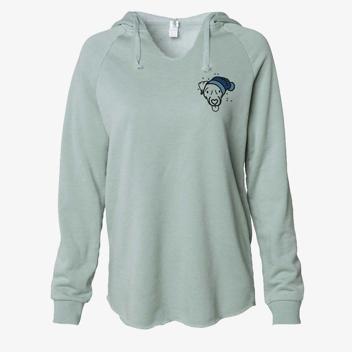 Frosty Jack Russell Terrier - Cammy - Cali Wave Hooded Sweatshirt