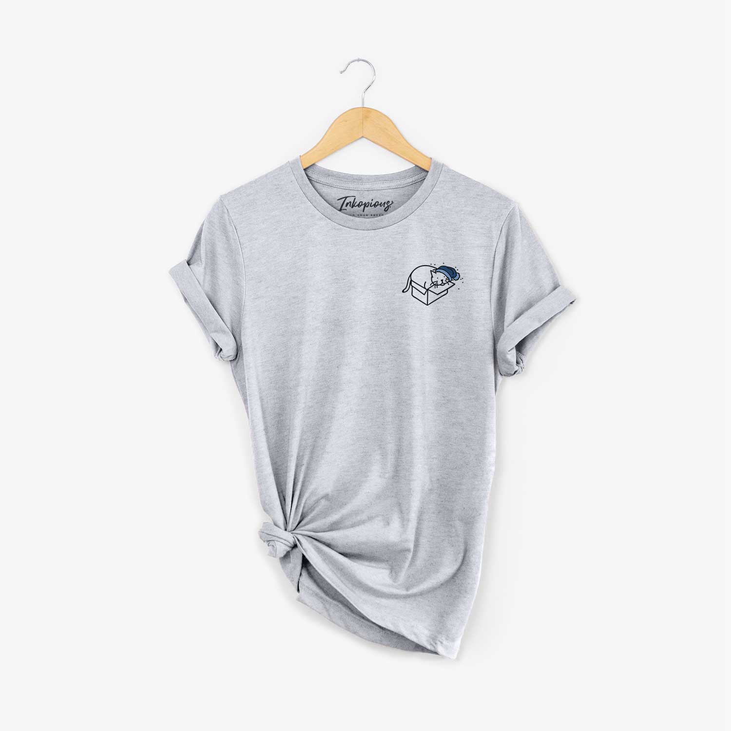 Frosty Cat in a Box - Charlie - Unisex Crewneck