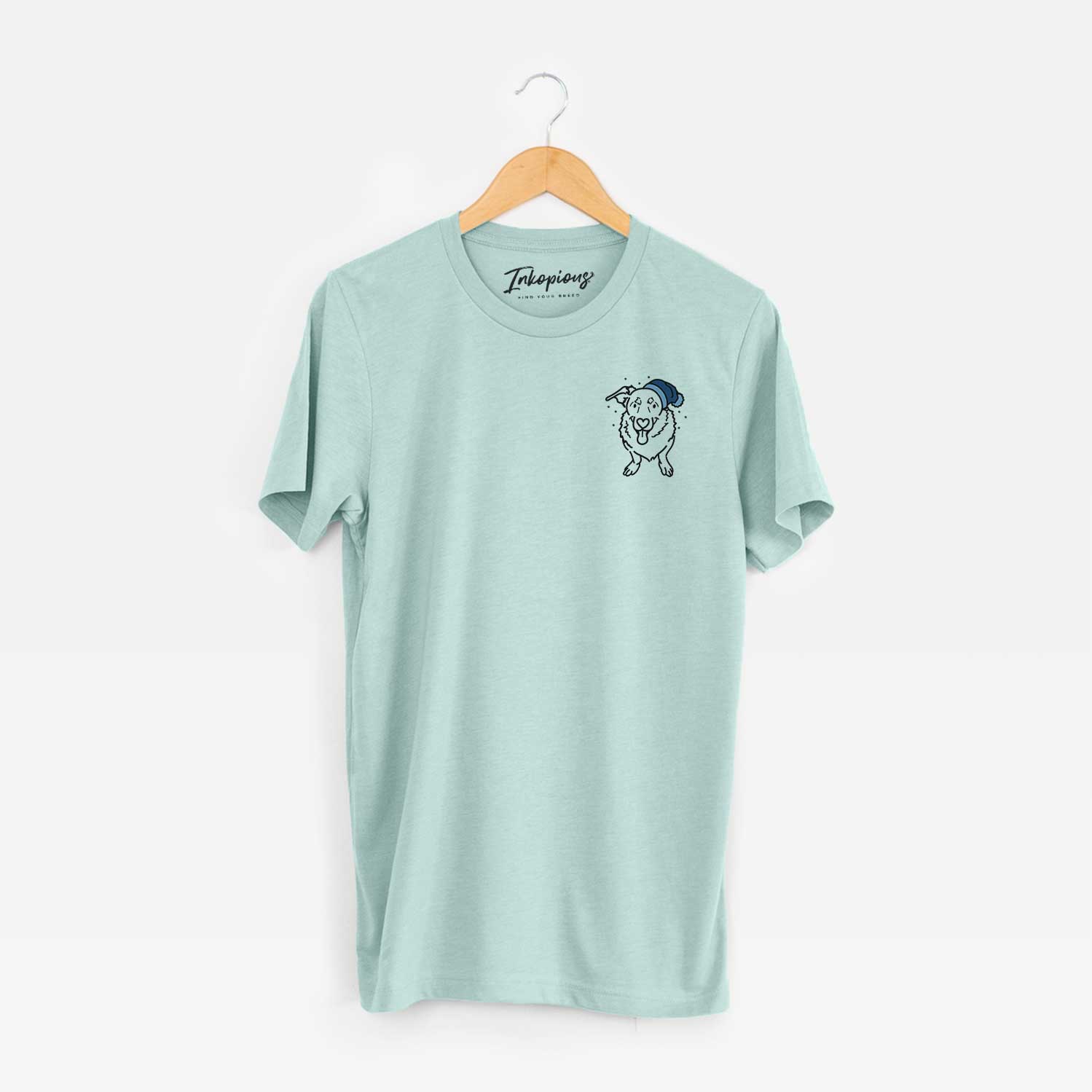 Frosty Basset Hound German Shepherd Mix - Gretchen - Unisex Crewneck