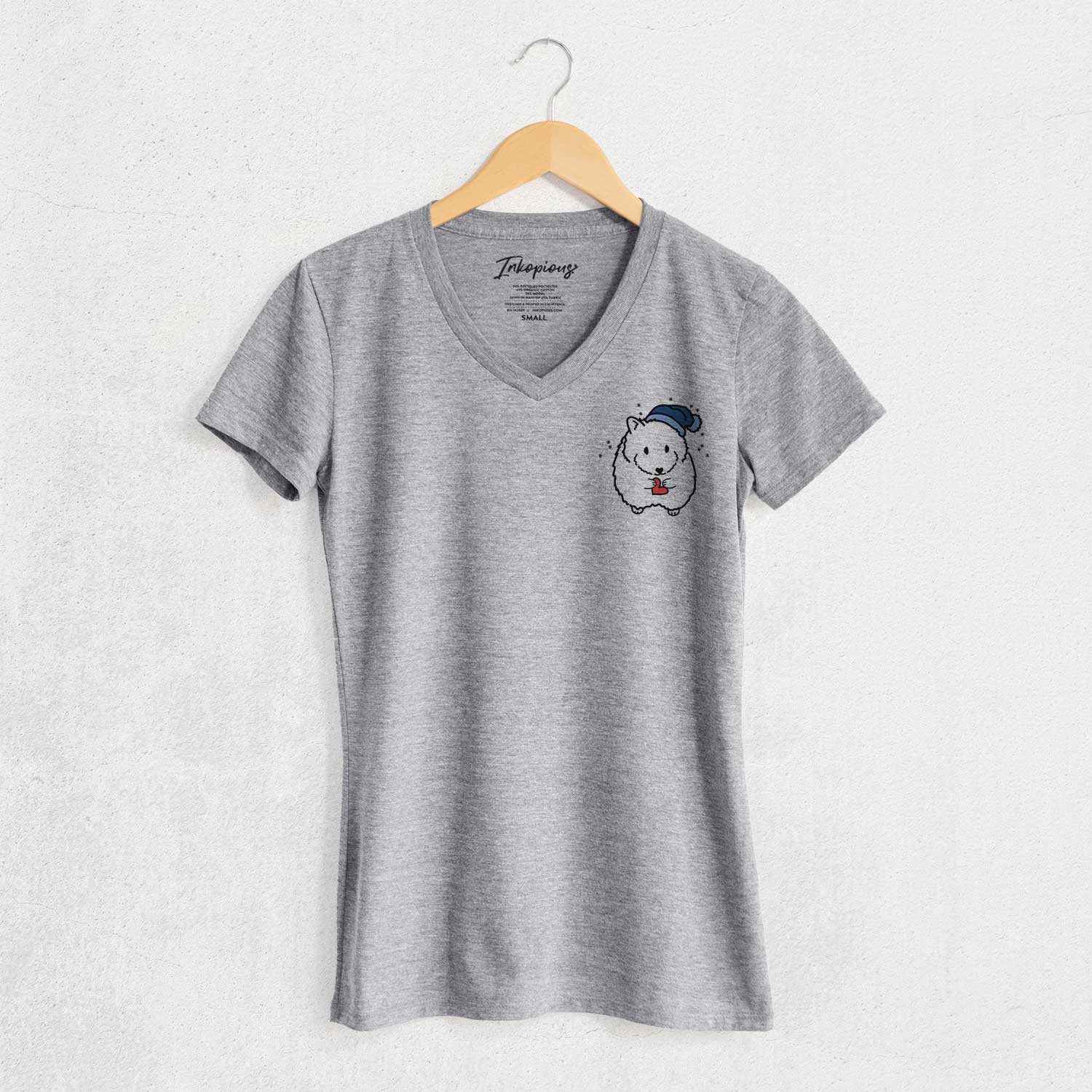 Frosty Hamster - Hilga - Women's V-neck Shirt