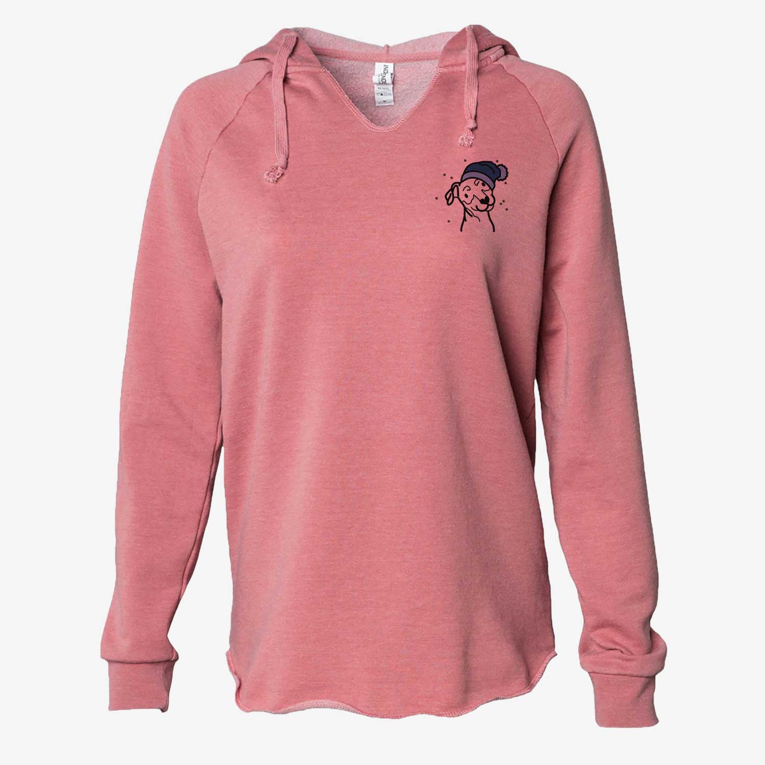 Frosty Mini Pinscher - Cali Wave Hooded Sweatshirt