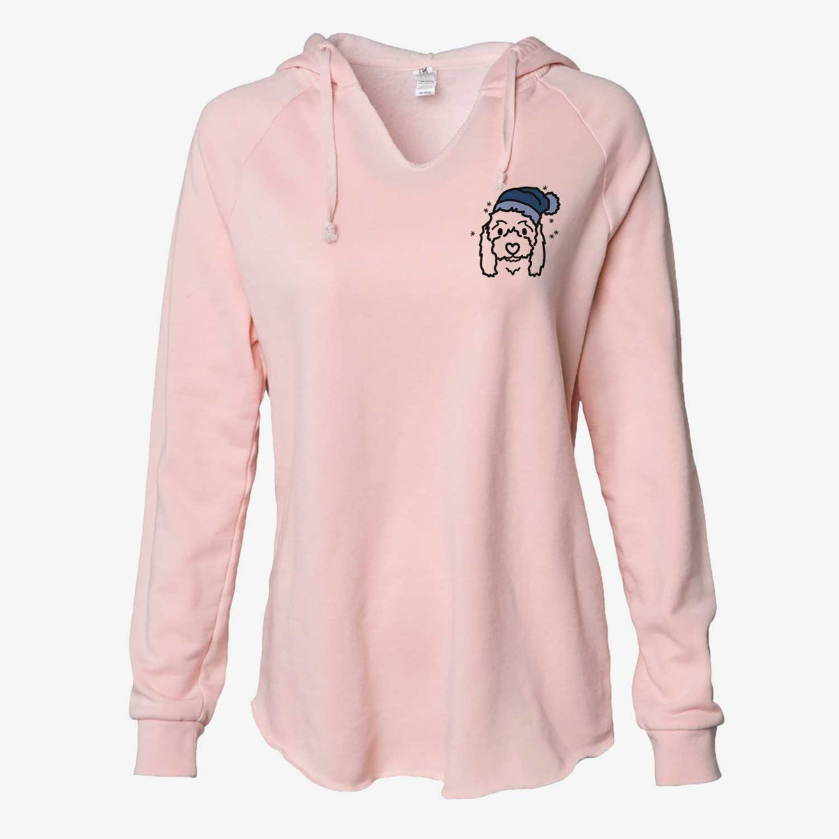 Frosty Coton de Tulear - Sophie - Cali Wave Hooded Sweatshirt