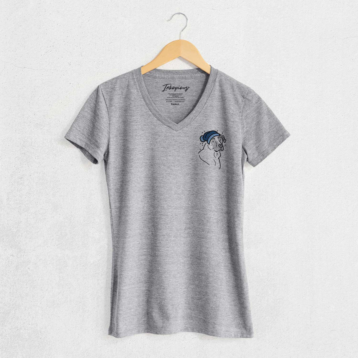 Frosty Mastiff German Shepherd Mix - Tank - Women's V-neck Shirt