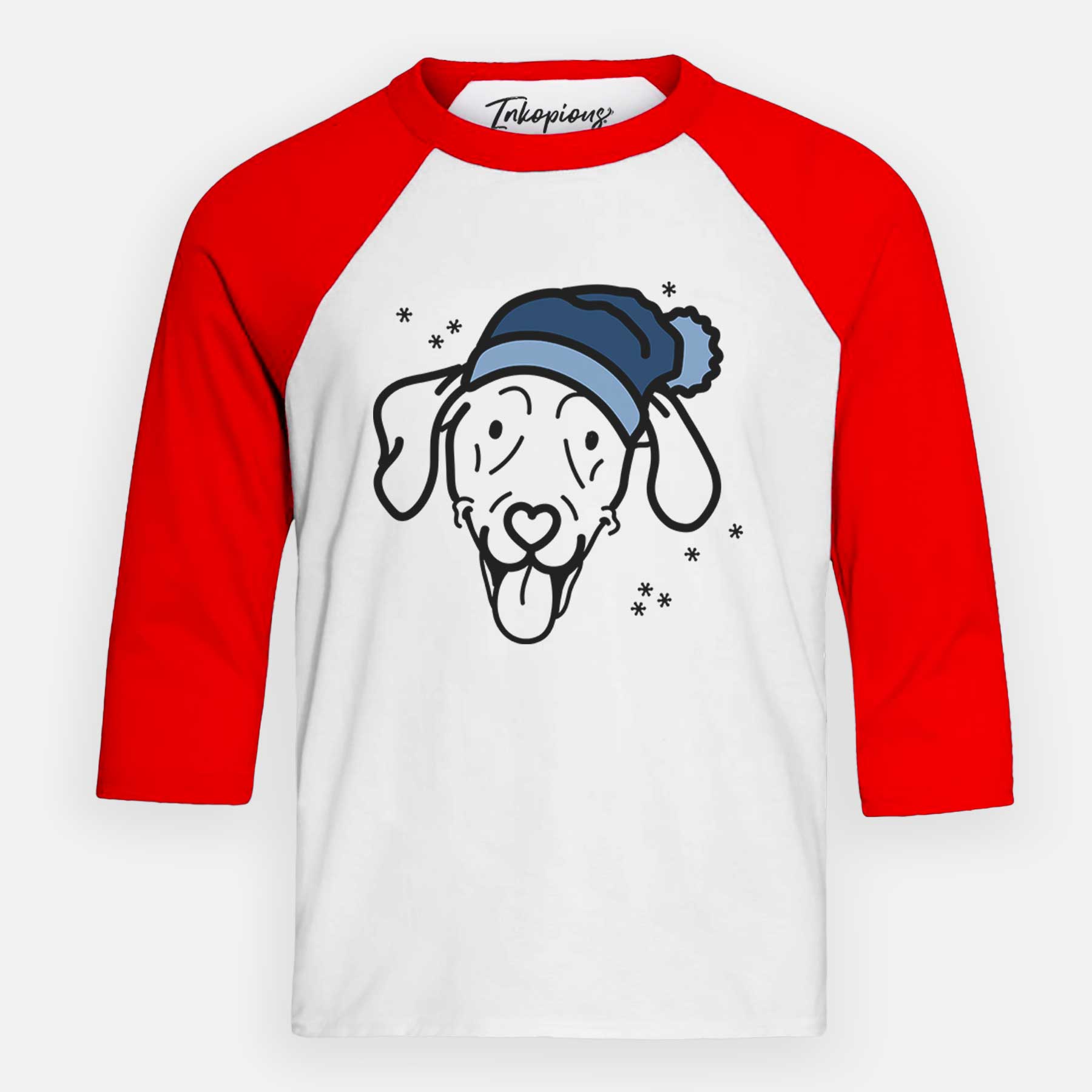 Frosty Weimaraner - Paco Lobo - Youth 3/4 Long Sleeve