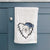 Frosty Papillon - Decorative Hand Towel