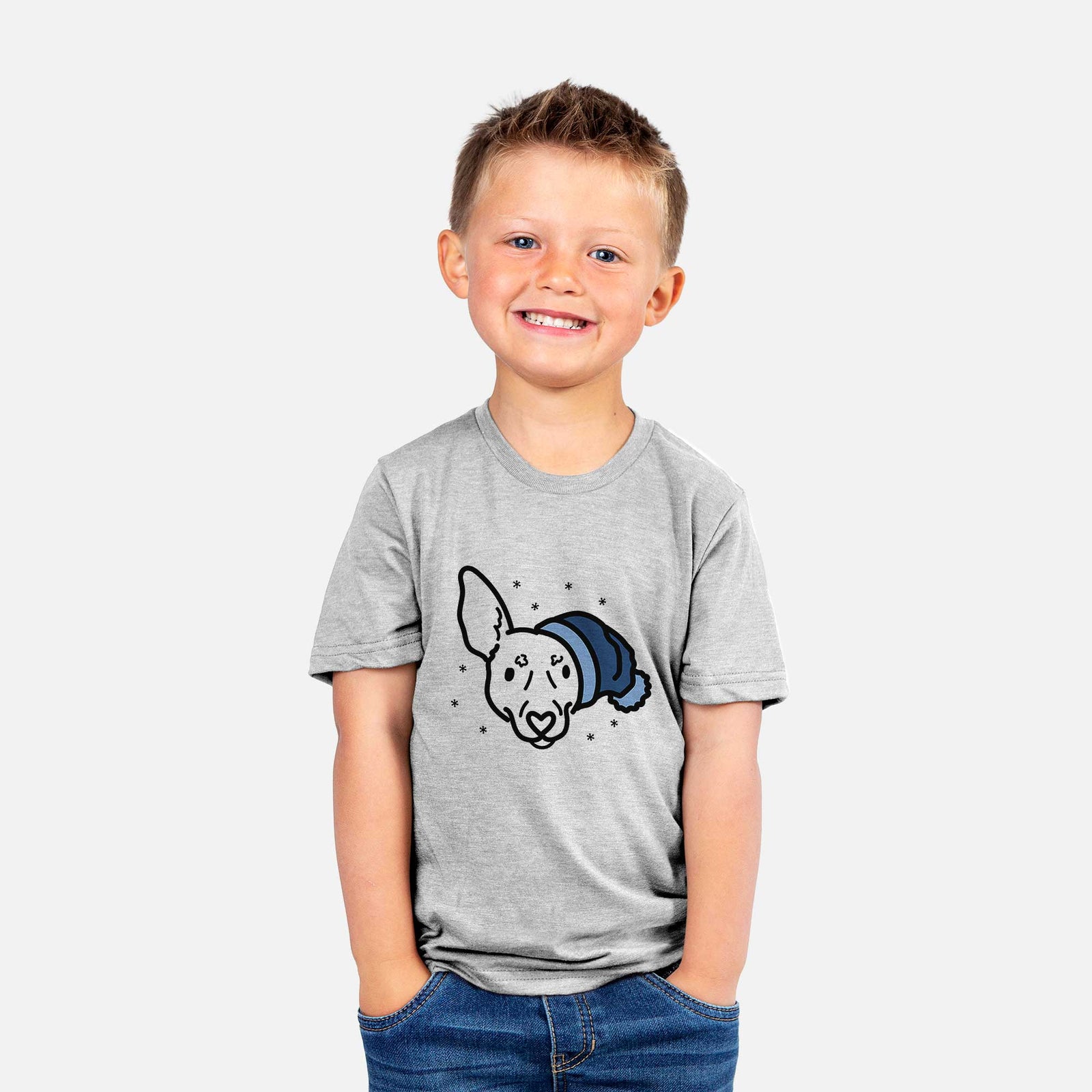Frosty Rat Terrier - Penny - Kids/Youth/Toddler Shirt