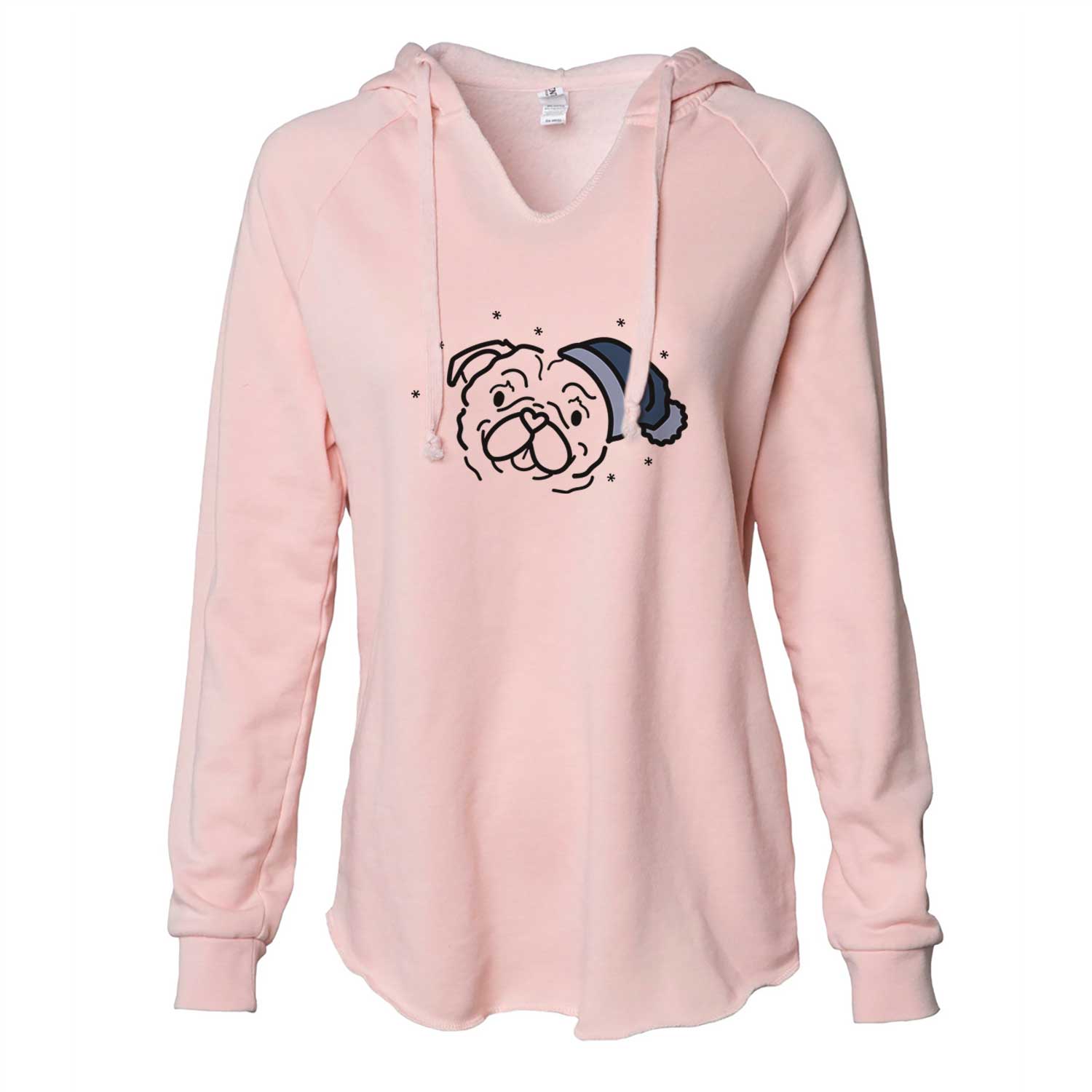 Frosty Pug - Pip - Cali Wave Hooded Sweatshirt