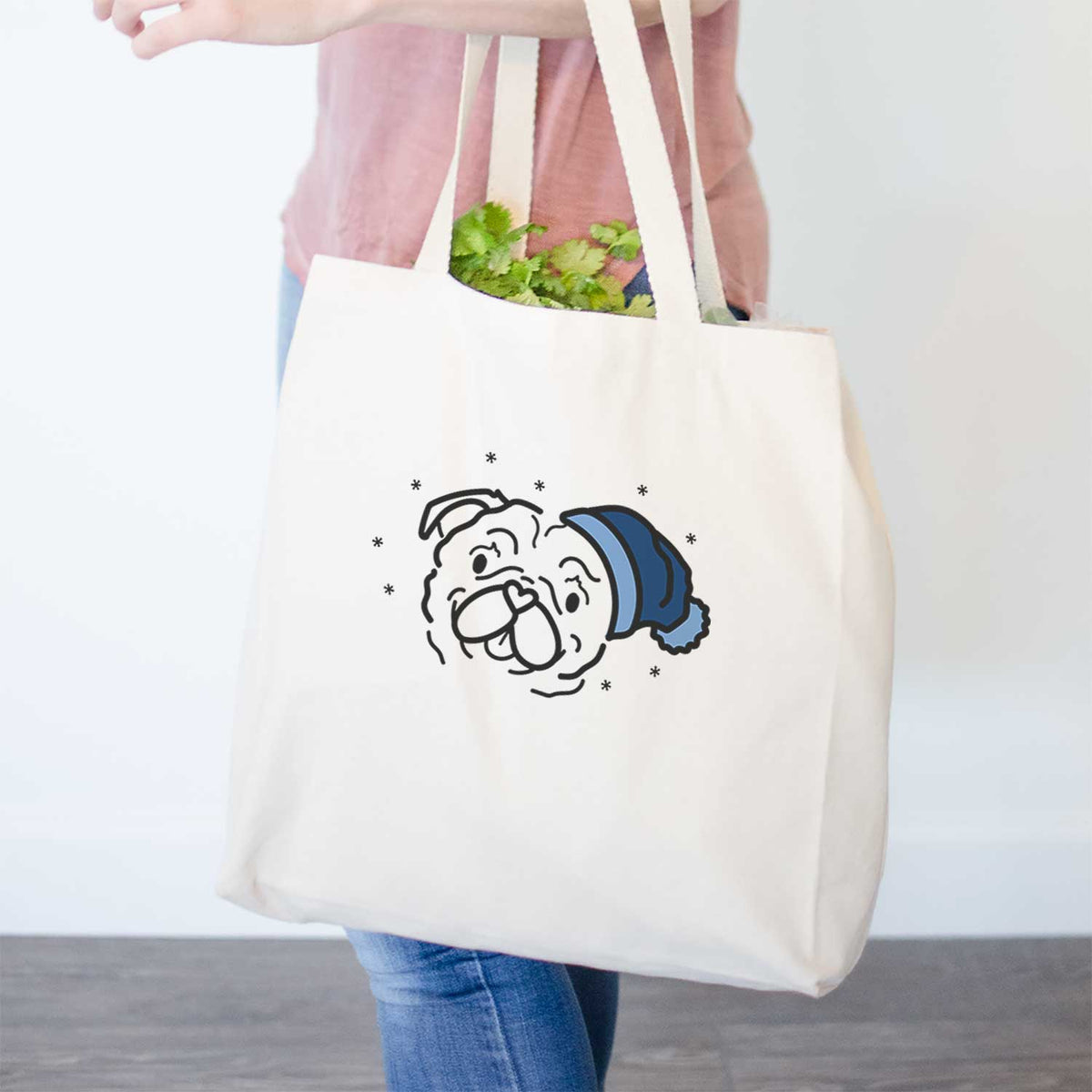 Frosty Pug - Pip - Tote Bag