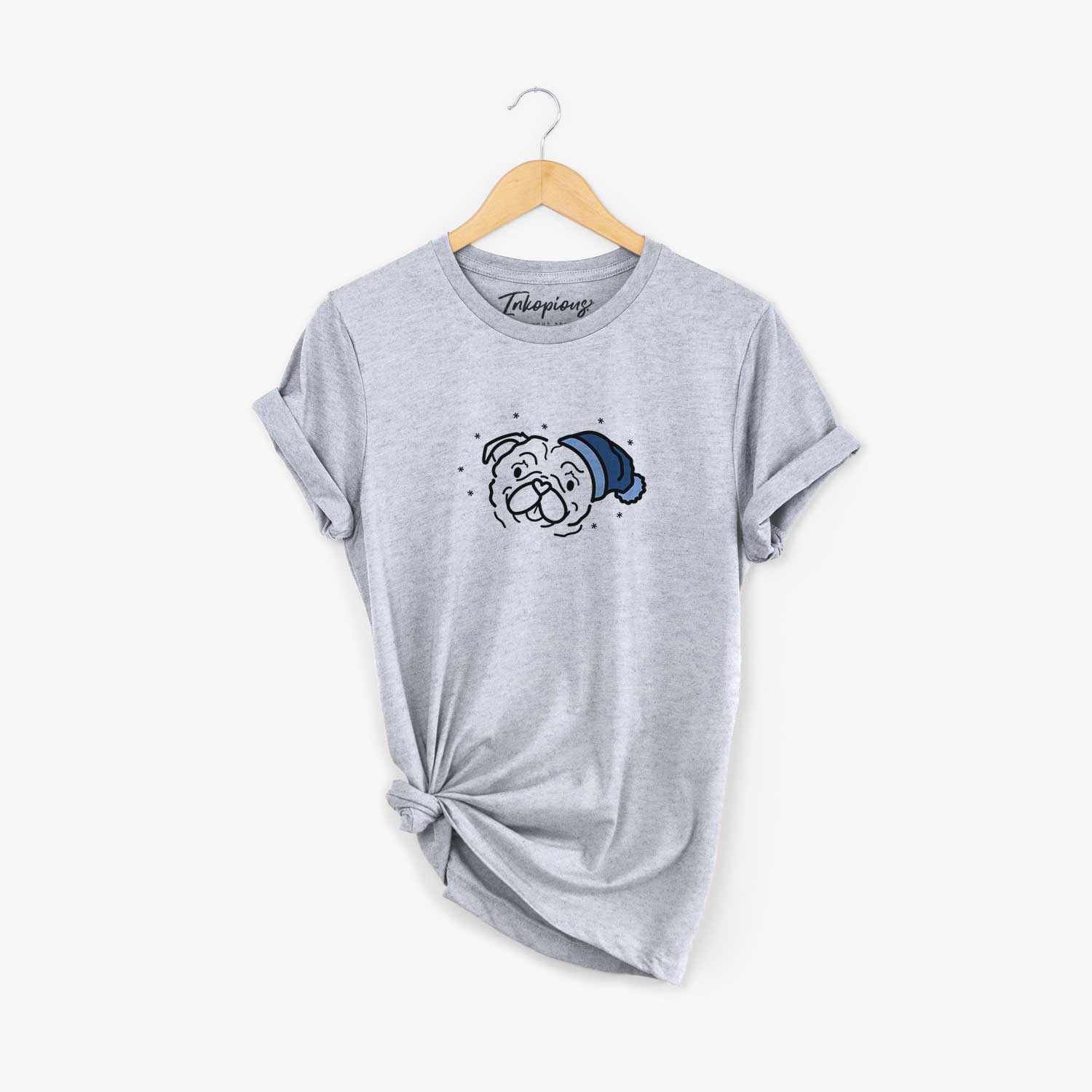 Frosty Pug - Pip - Unisex Crewneck