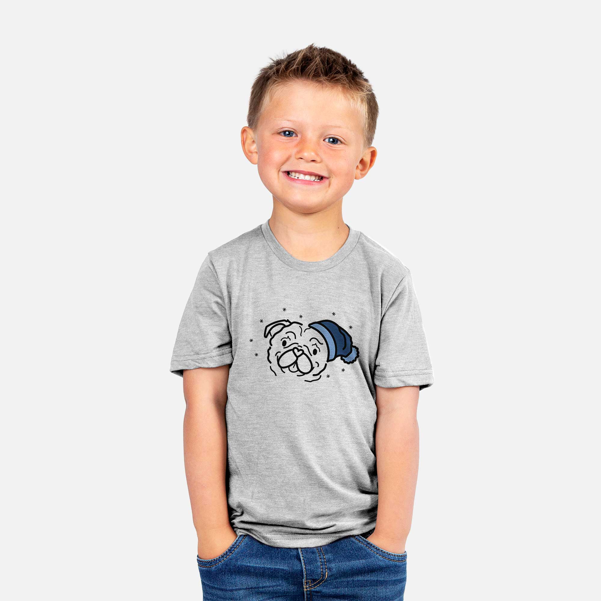 Frosty Pug - Pip - Kids/Youth/Toddler Shirt