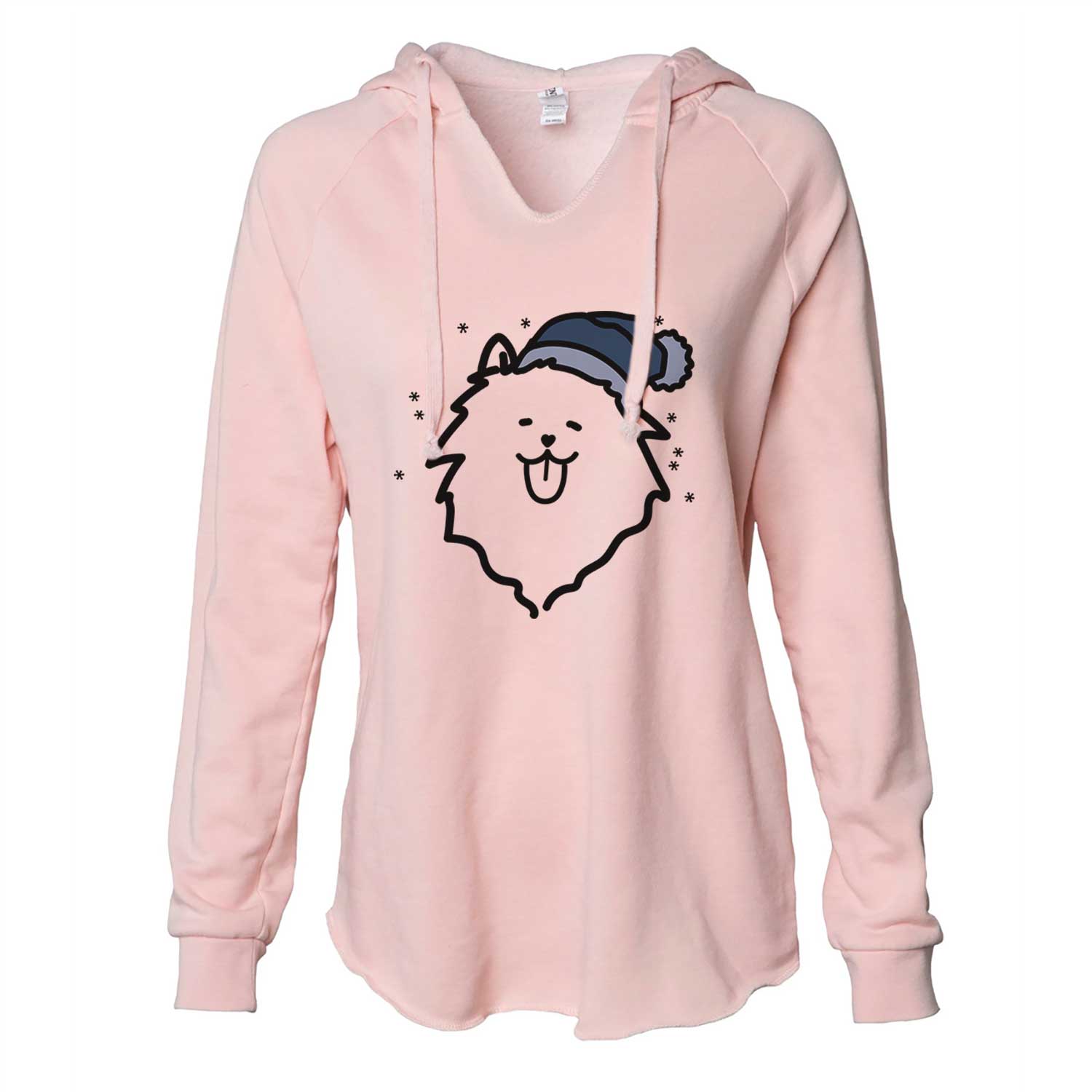 Frosty Pomeranian - Cali Wave Hooded Sweatshirt