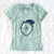 Frosty Pomeranian - Women's V-neck Shirt