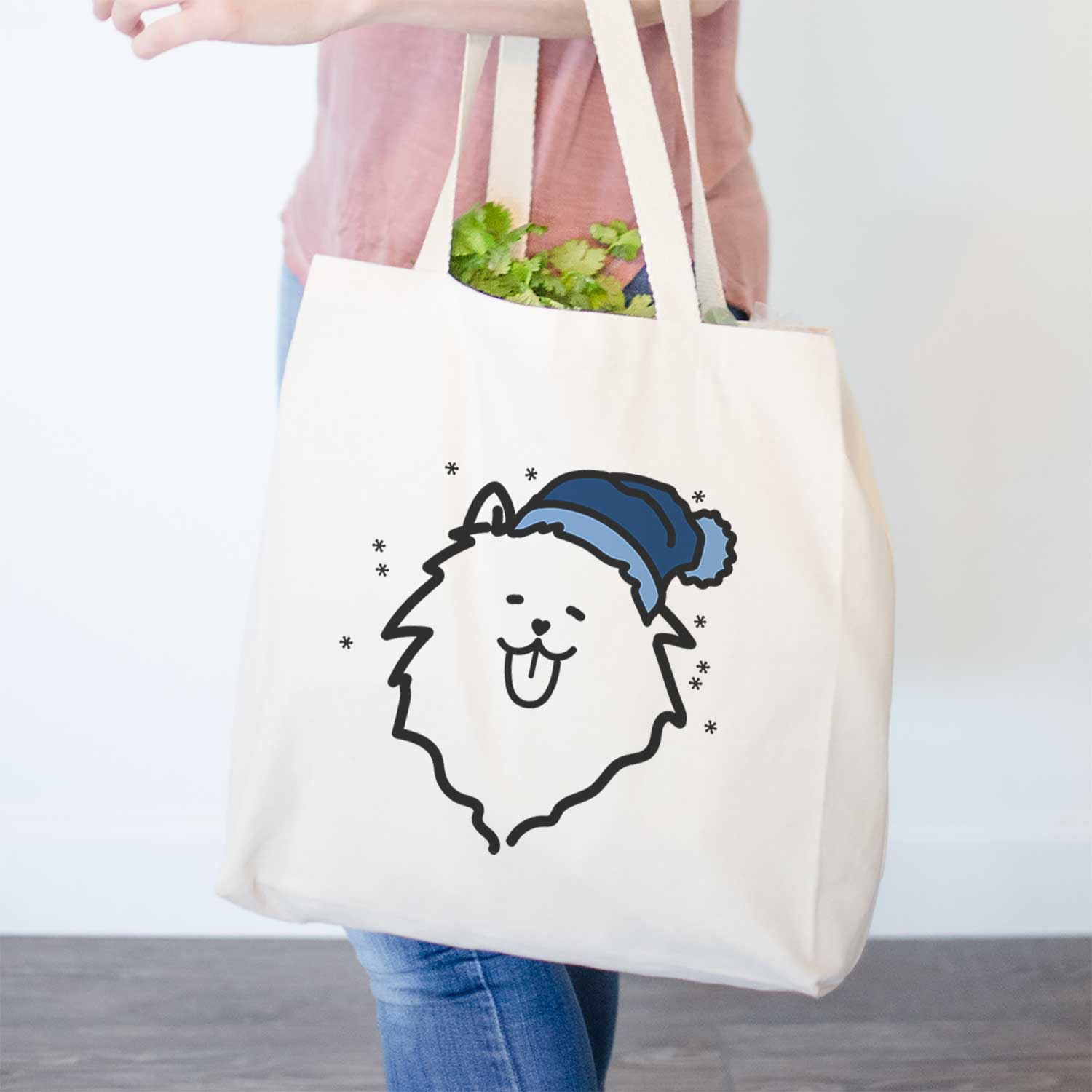 Frosty Pomeranian - Tote Bag