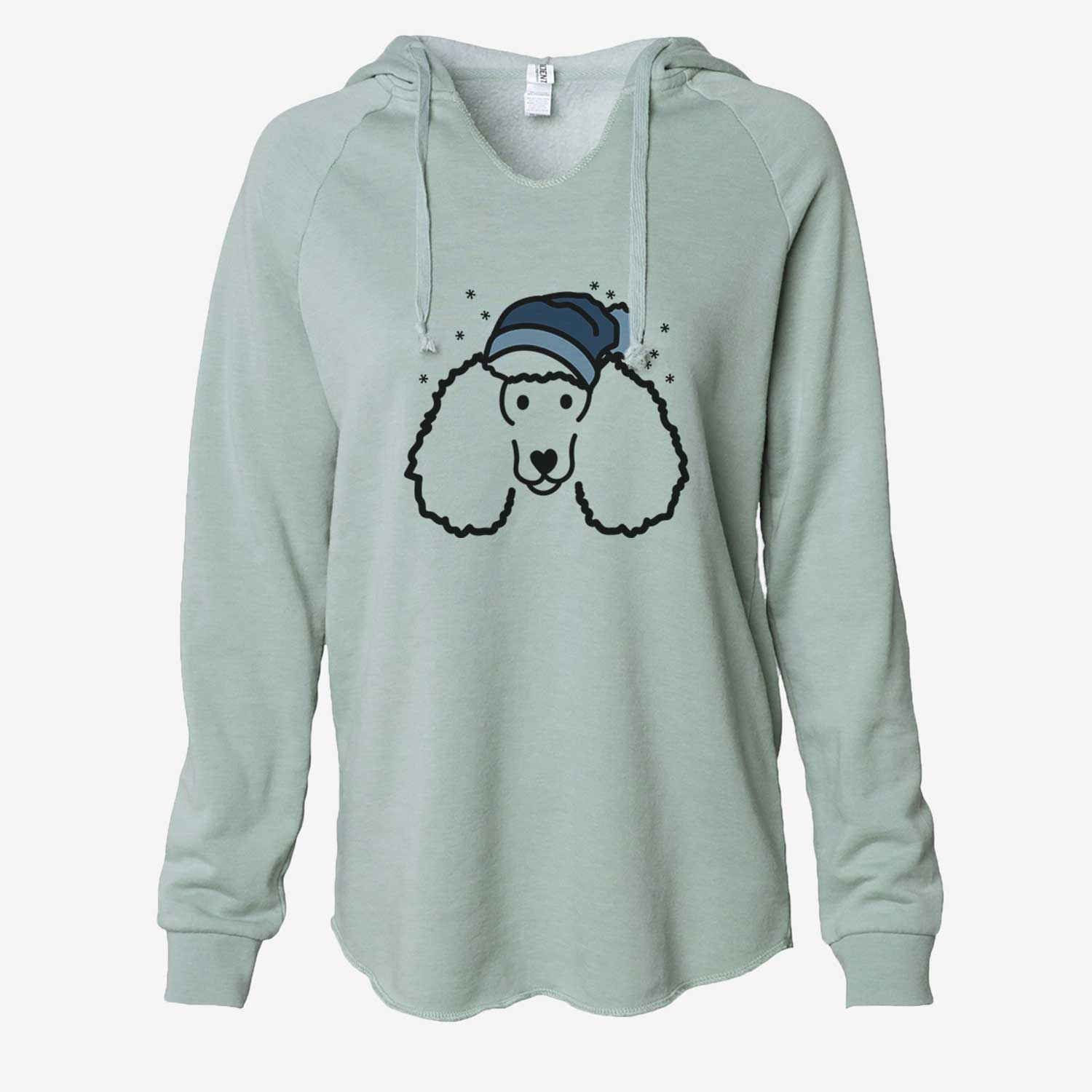 Frosty Poodle - Cali Wave Hooded Sweatshirt