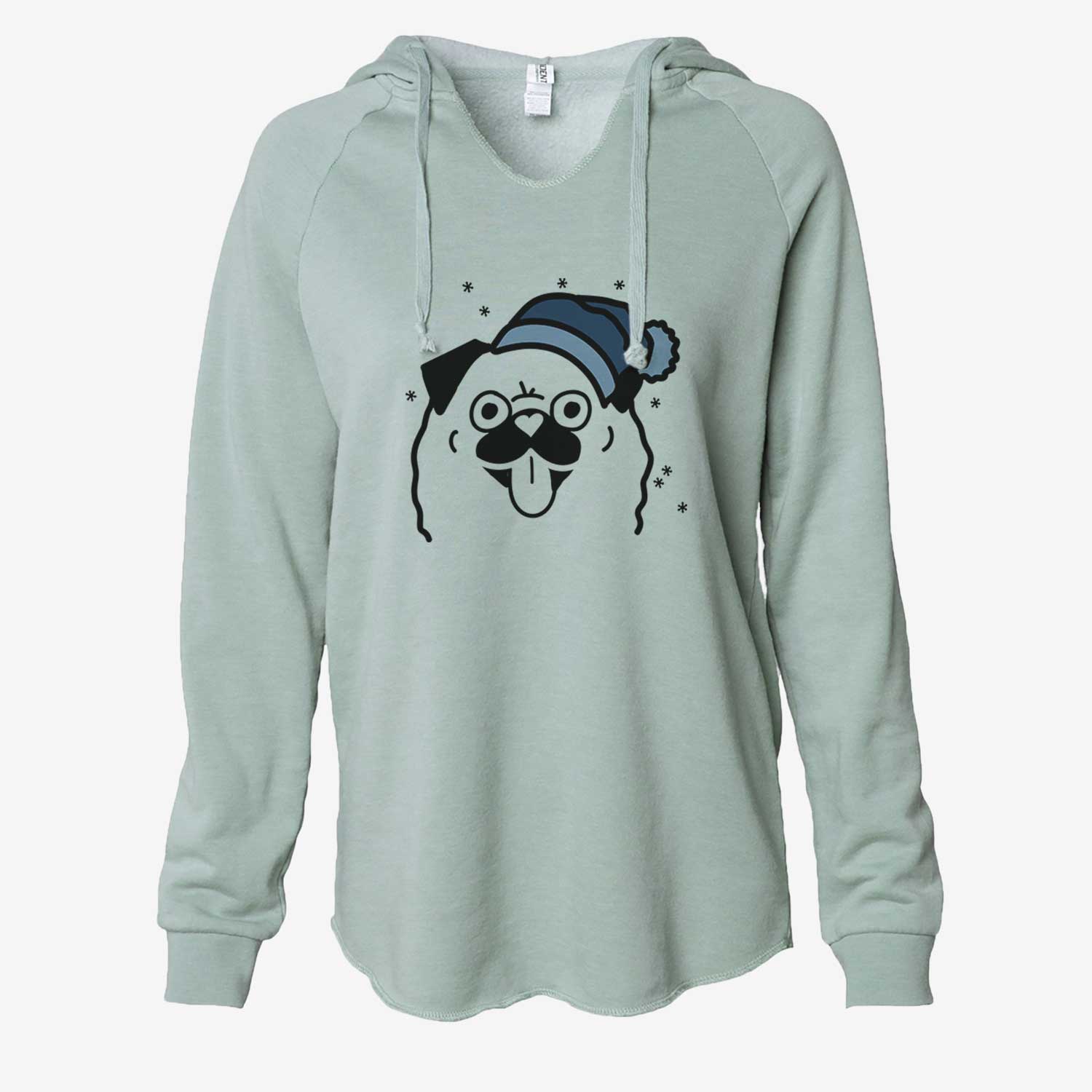 Frosty Pug - Cali Wave Hooded Sweatshirt