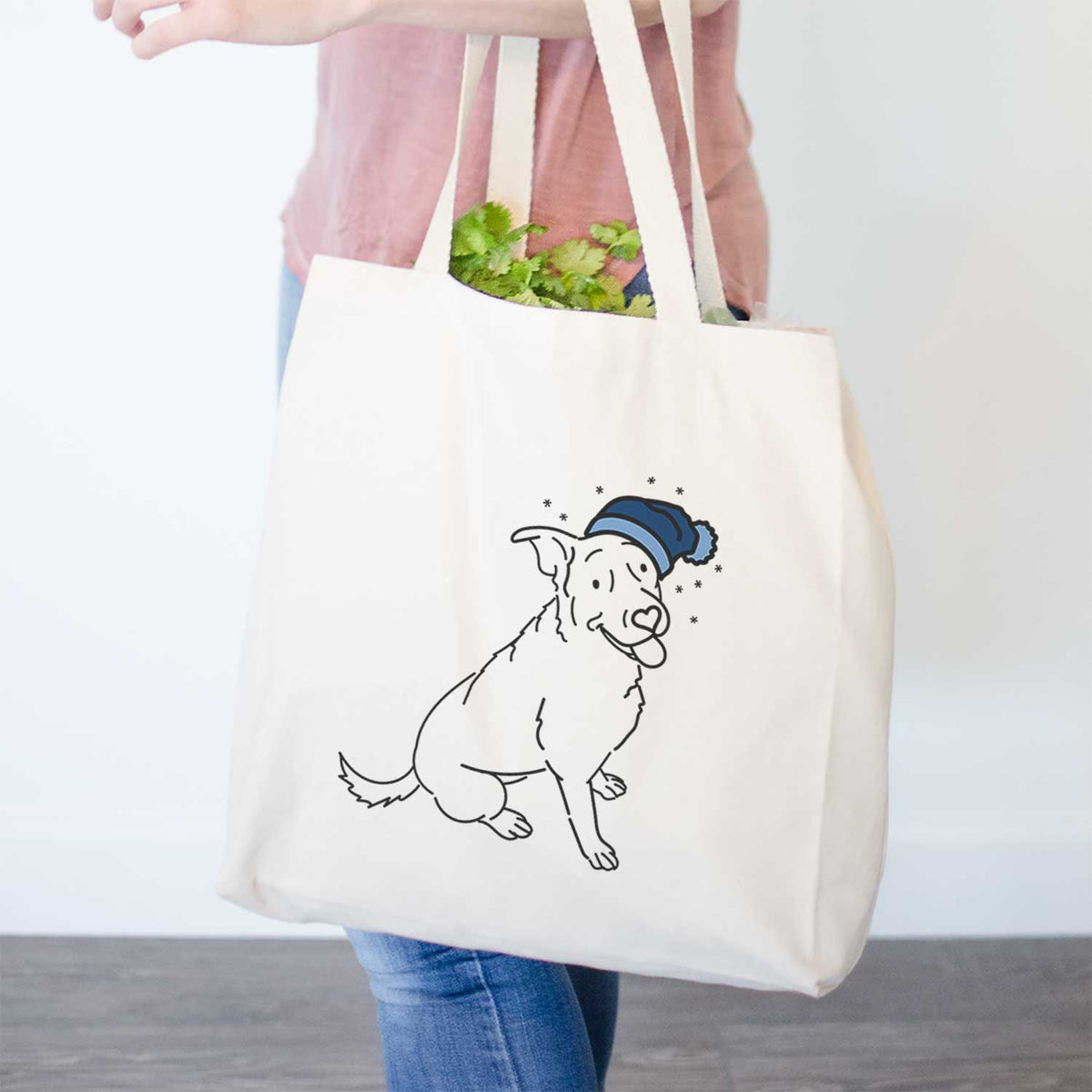 Frosty Rottweiler Mix - Rocky - Tote Bag