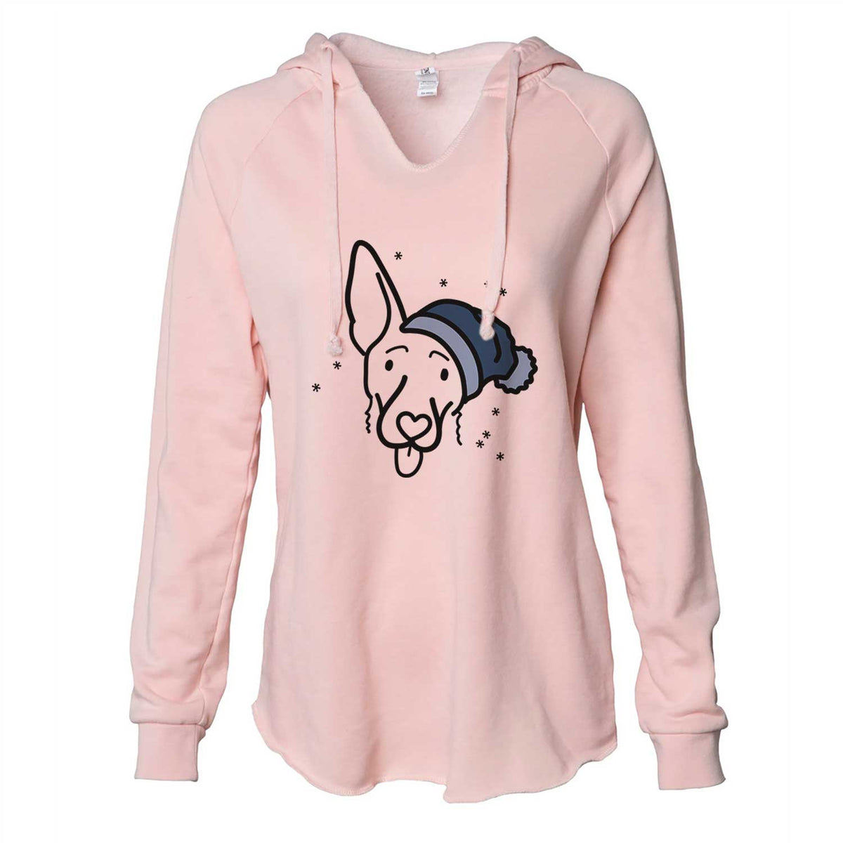 Frosty Shepherd Mix - Rosie - Cali Wave Hooded Sweatshirt