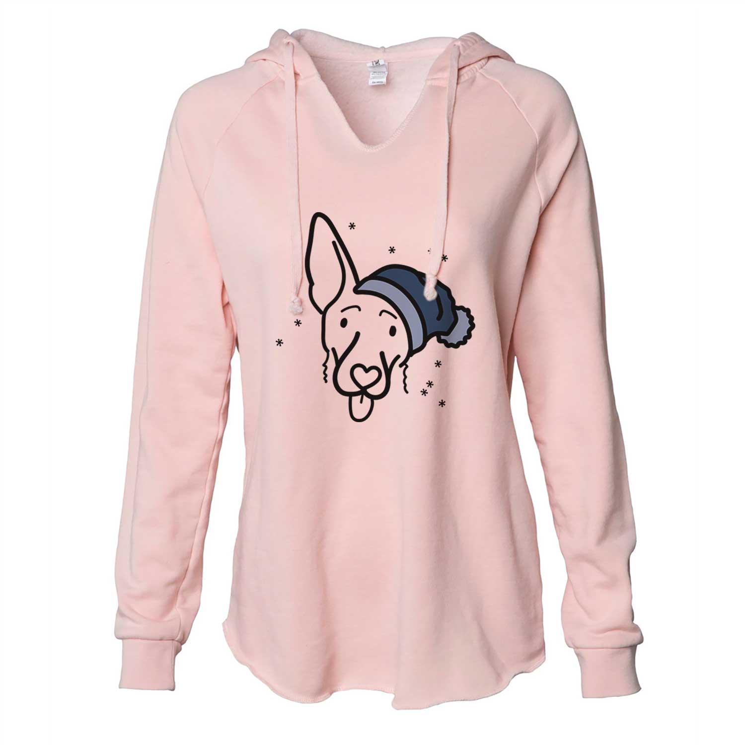 Frosty Shepherd Mix - Rosie - Cali Wave Hooded Sweatshirt