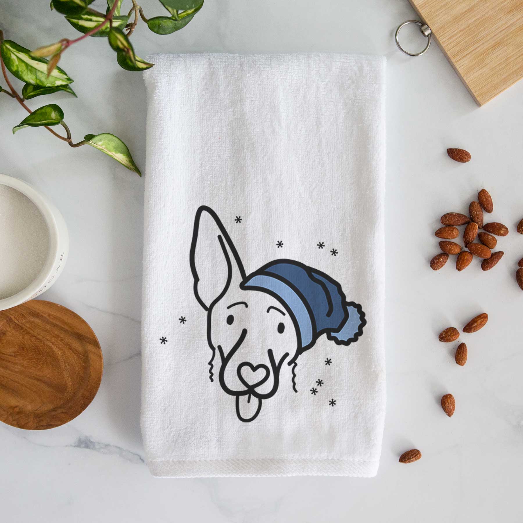 Frosty Shepherd Mix - Rosie - Decorative Hand Towel