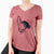 Frosty Shepherd Mix - Rosie - Women's V-neck Shirt