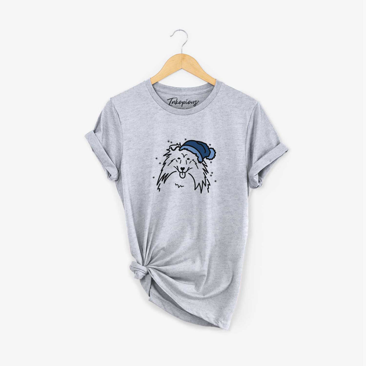 Frosty Rough Collie - Unisex Crewneck