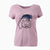 Frosty Bernedoodle - Ruby - Women's V-neck Shirt